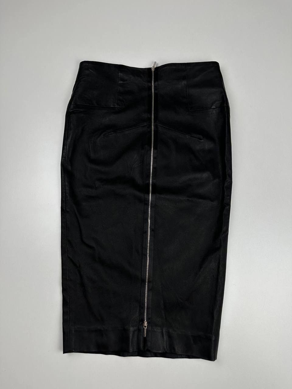 Simonetta Ravizza Leather skirt by Simonetta Ravizza Size 26" / US 2 / IT 38 - 2 Thumbnail