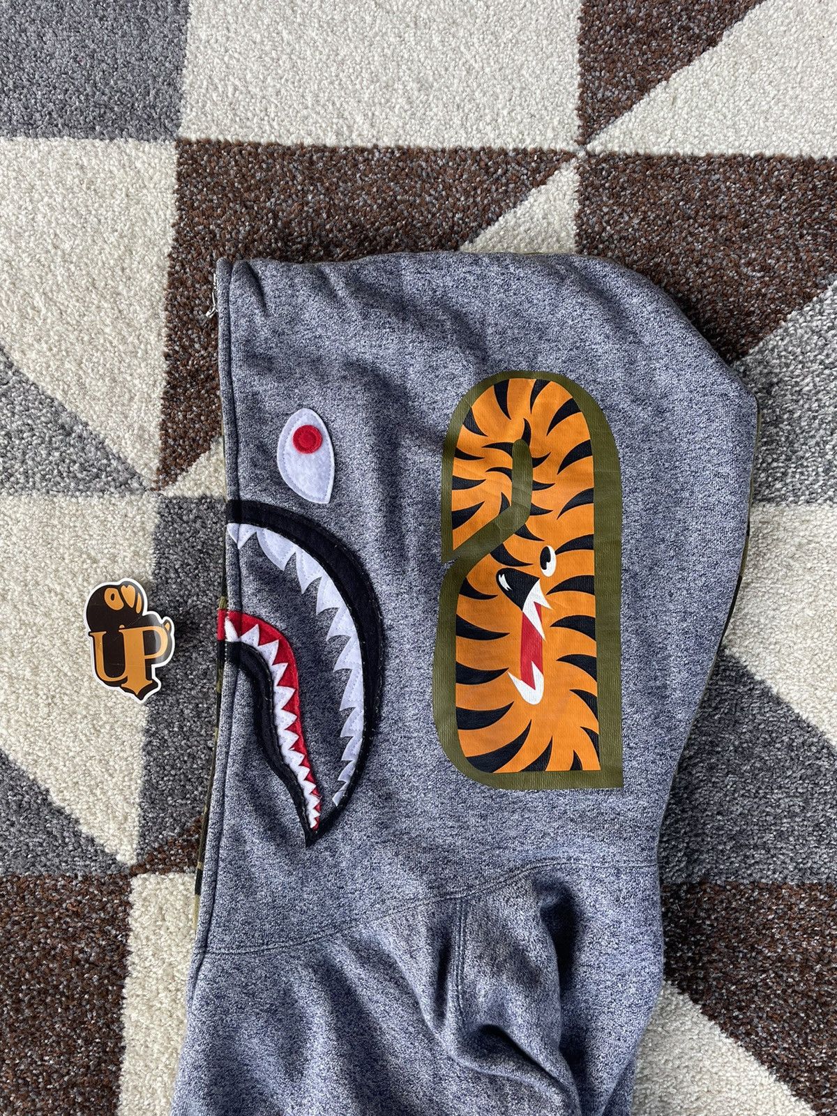Bape Bape Half Camo Shark Fullzip Hoodie Size US L / EU 52-54 / 3 - 5 Thumbnail