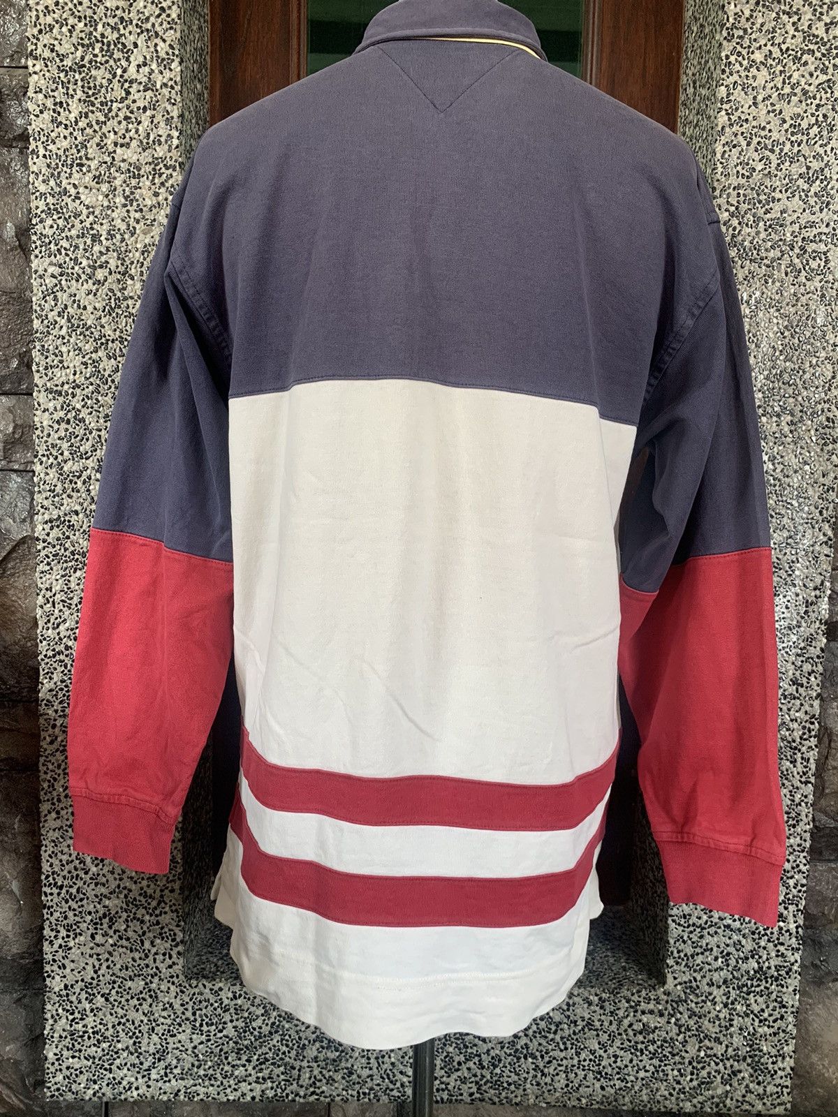 Tommy Hilfiger × Vintage Vintage Tommy Hilfiger Embroidery Long Sleeve Polo Shirt Size US M / EU 48-50 / 2 - 7 Thumbnail