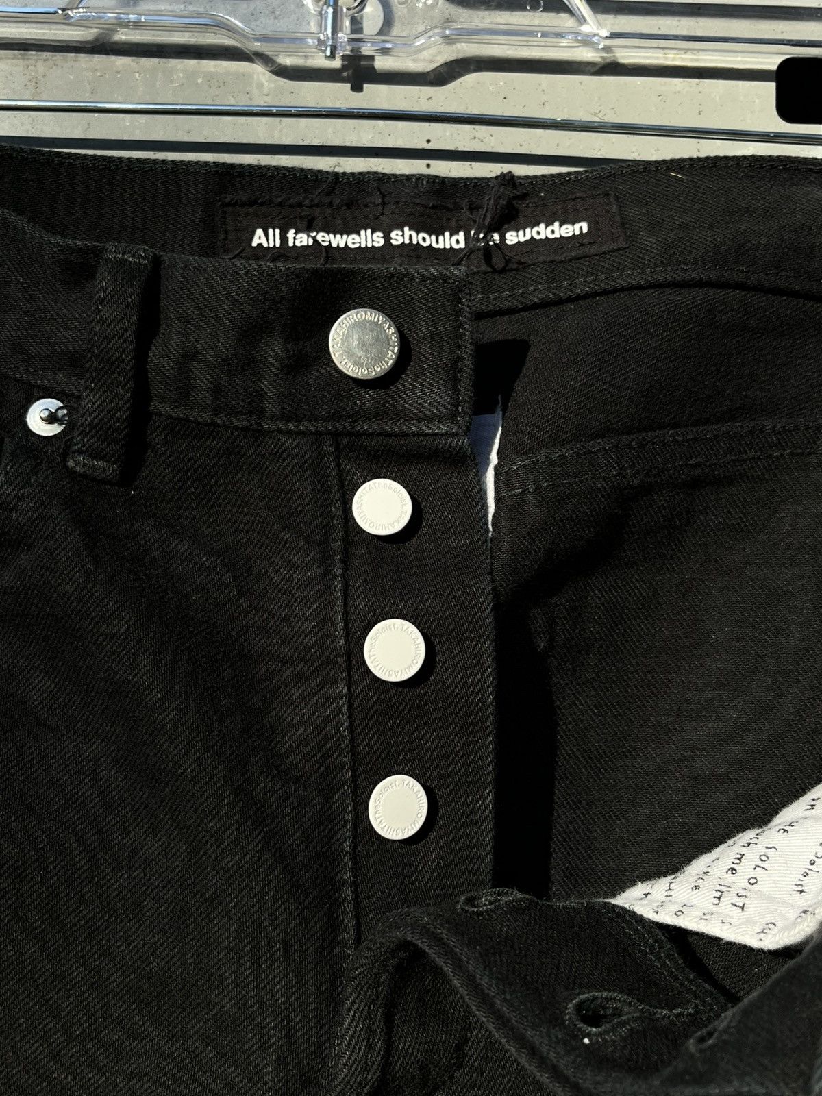 Japanese Brand × Takahiromiyashita The Soloist. TakahiroMiyashita TheSoloist Denim Jeans Size US 29 - 4 Thumbnail