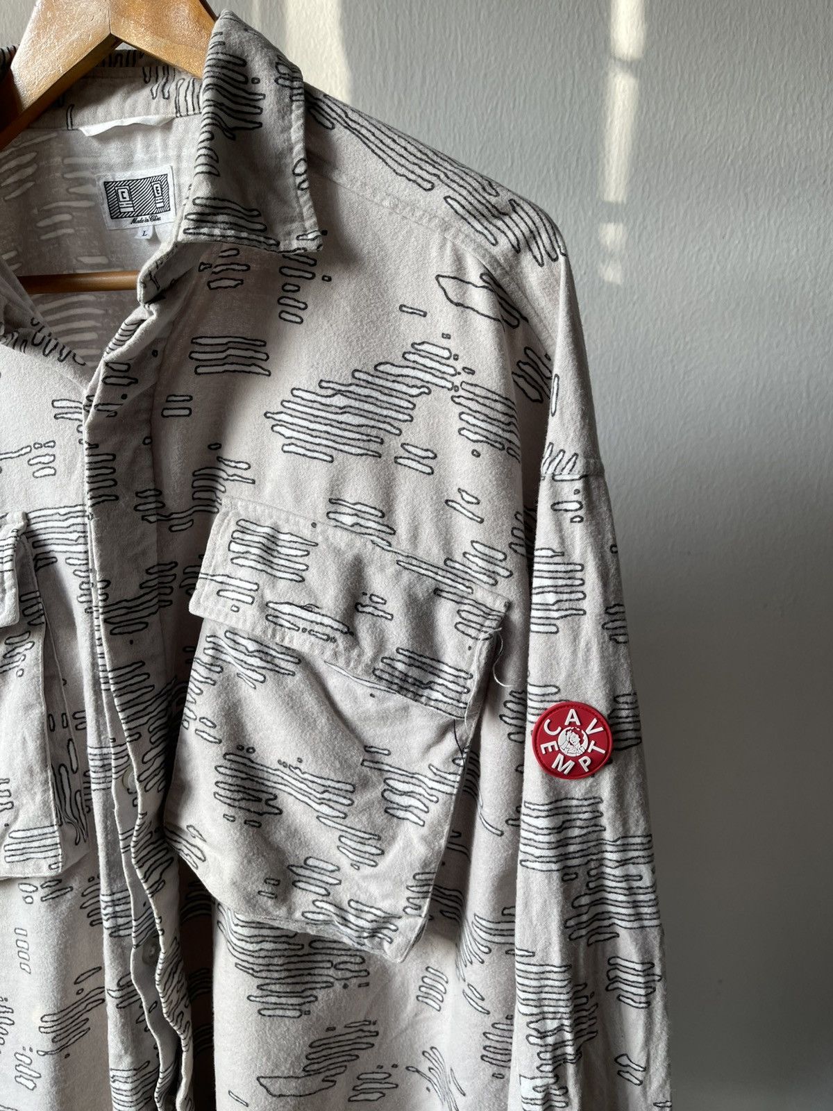 Cav Empt Cav empt Oversize Double Pocket Shirt A2 Size US L / EU 52-54 / 3 - 6 Thumbnail