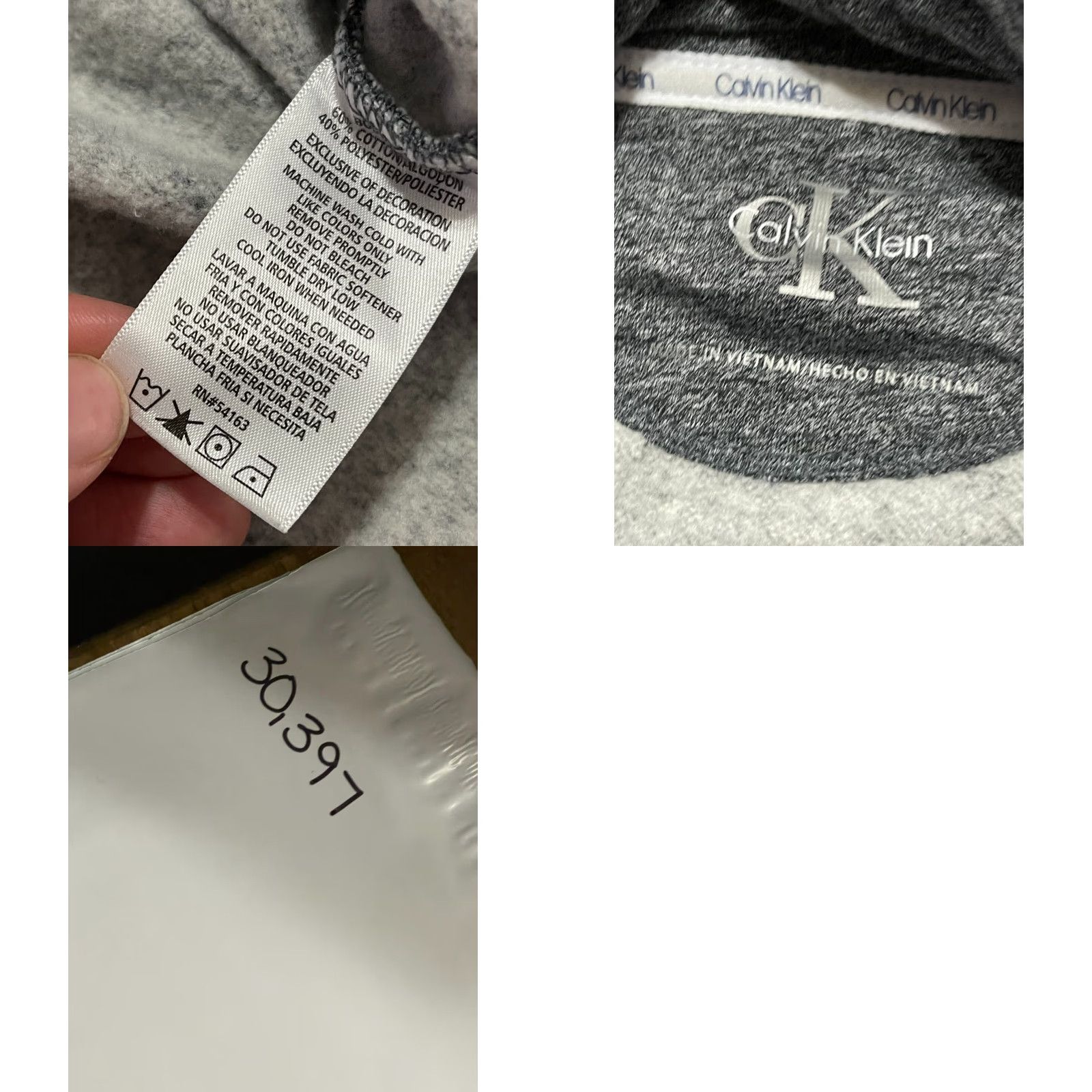Calvin Klein VINTAGE Calvin Klein Sweater? (No size tag) Gray Turtleneck Long Sleeve Logo Pullover Womens Large? Size L / US 10 / IT 46 - 8 Thumbnail
