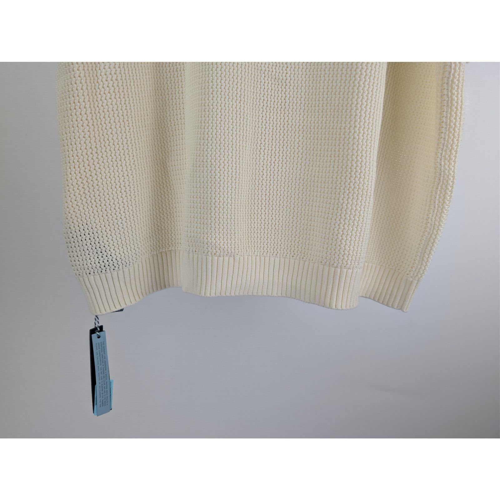 Amiri o1rshd1 Amiri Crochet Button up Half Sleeve Shirt in Ivory Size US XL / EU 56 / 4 - 13 Thumbnail