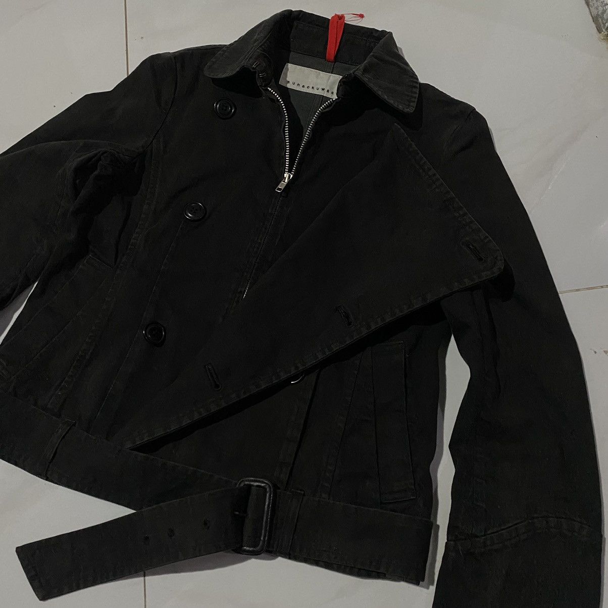 Issey Miyake × Sunao Kuwahara Sunaokuwahara Layered Biker Jacket Size M / US 6-8 / IT 42-44 - 6 Thumbnail