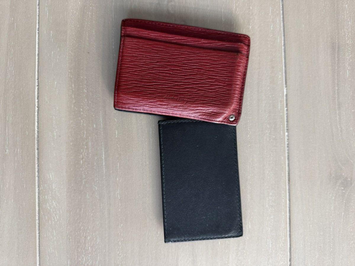 Salvatore Ferragamo Salvatore Ferragamo Red & Black Wallet with Card Holder Size ONE SIZE - 6 Thumbnail