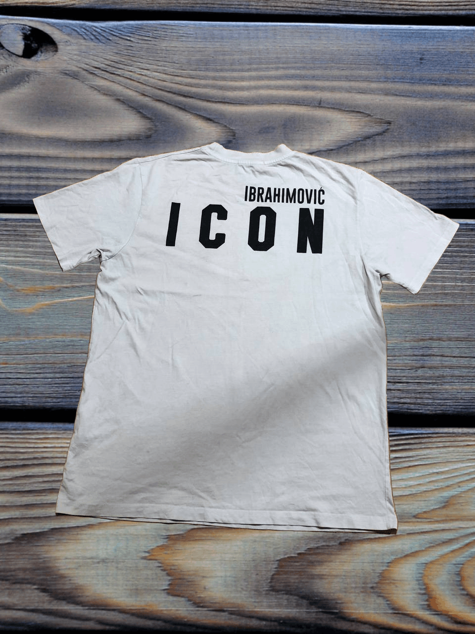 Dsquared2 DSQUARED2 Ibrahimovic Icon-print Men's T-shirt Size US L / EU 52-54 / 3 - 1 Thumbnail