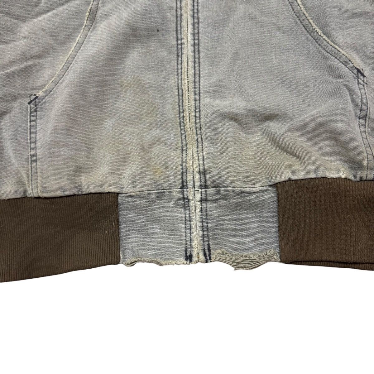 Carhartt VINTAGE CARHARTT DISTRESSED HOODIE JACKET Size US L / EU 52-54 / 3 - 3 Thumbnail