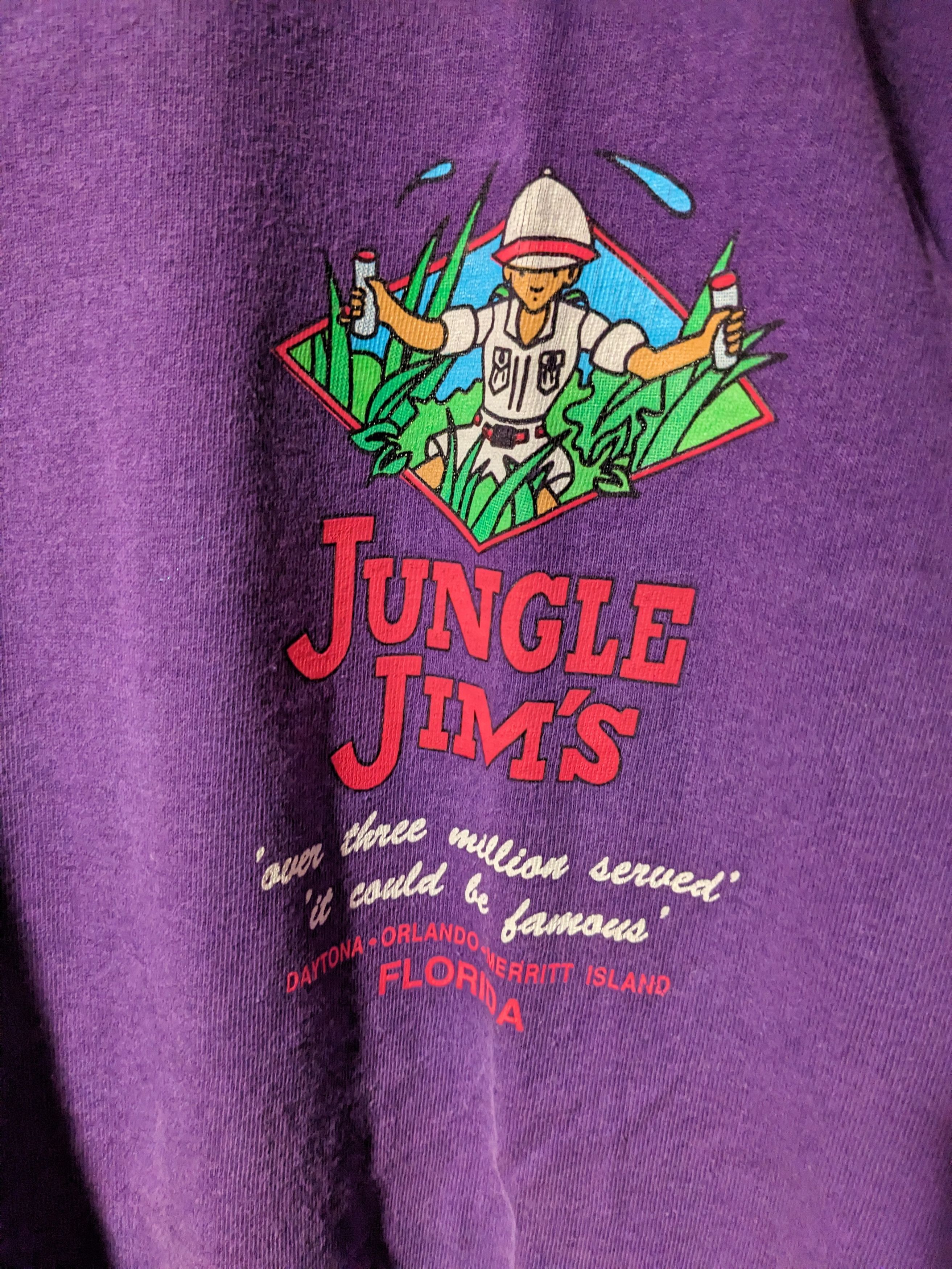 NASCAR × Vintage Vintage 1988 Jungle Jim Nascar Racing Speedway T-Shirt Size US L / EU 52-54 / 3 - 5 Thumbnail
