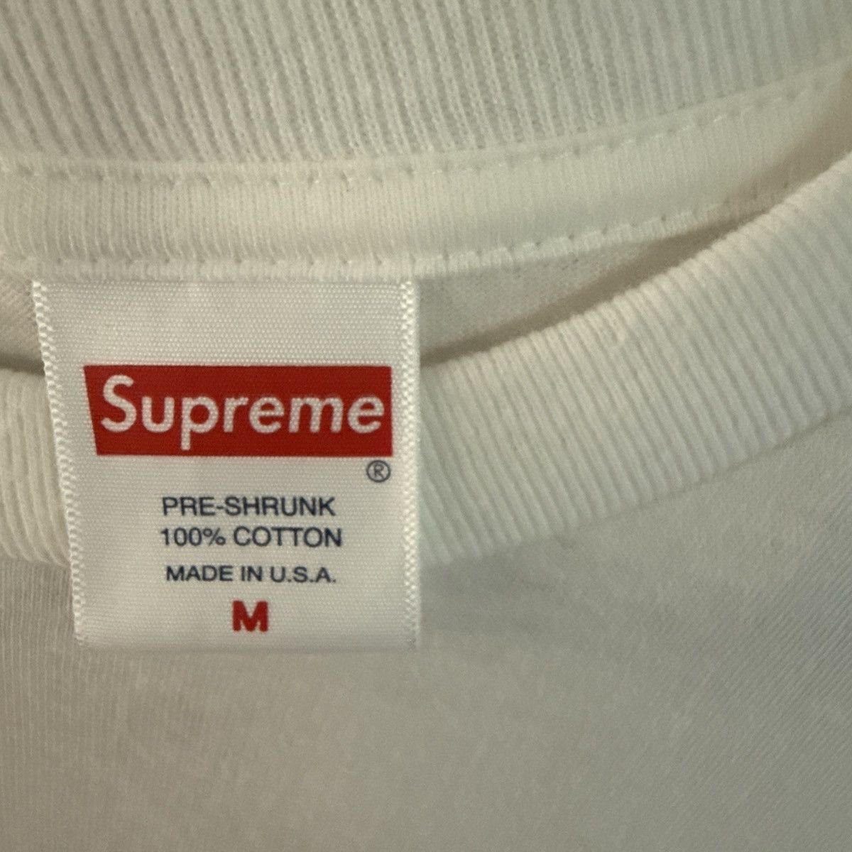 Supreme Supreme White Motion Logo Tee | Medium | Black Logo | NEW Size US M / EU 48-50 / 2 - 3 Thumbnail