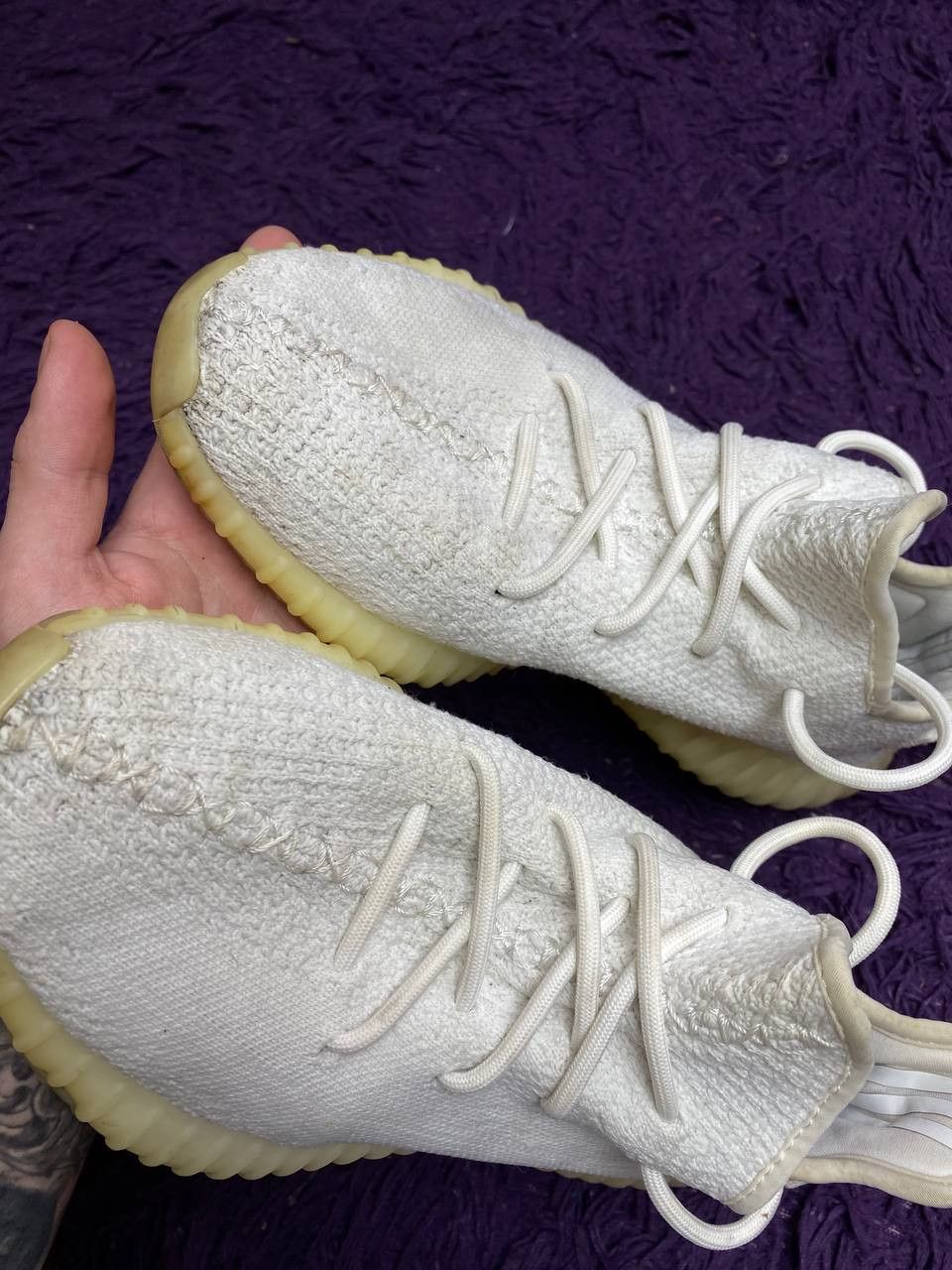 Adidas Cream White Yeezys Adidas Yeezy Boost 350 V Size US 7.5 / EU 40-41 - 7 Thumbnail