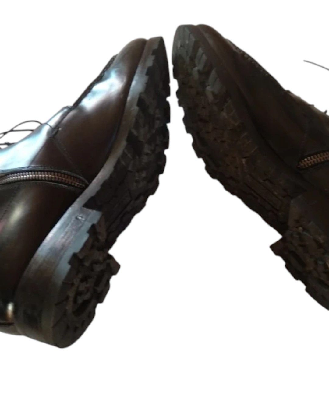 Giorgio Armani GIRGIO ARMANI LEATHER COMBAT BOOTS Size US 10 / EU 43 - 8 Thumbnail