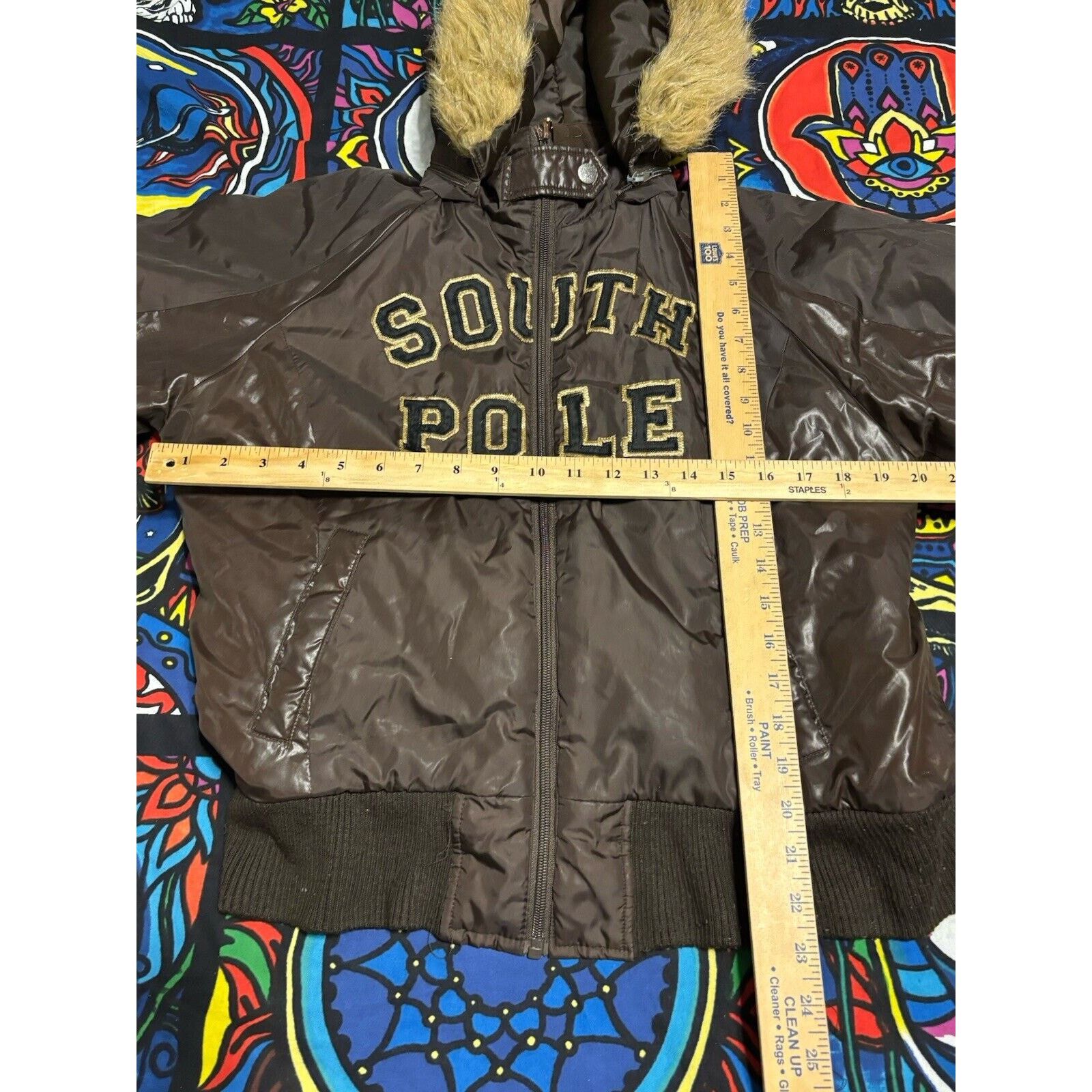 Southpole south pole womens y2k brown puffer fashion coat size L Size L / US 10 / IT 46 - 5 Thumbnail