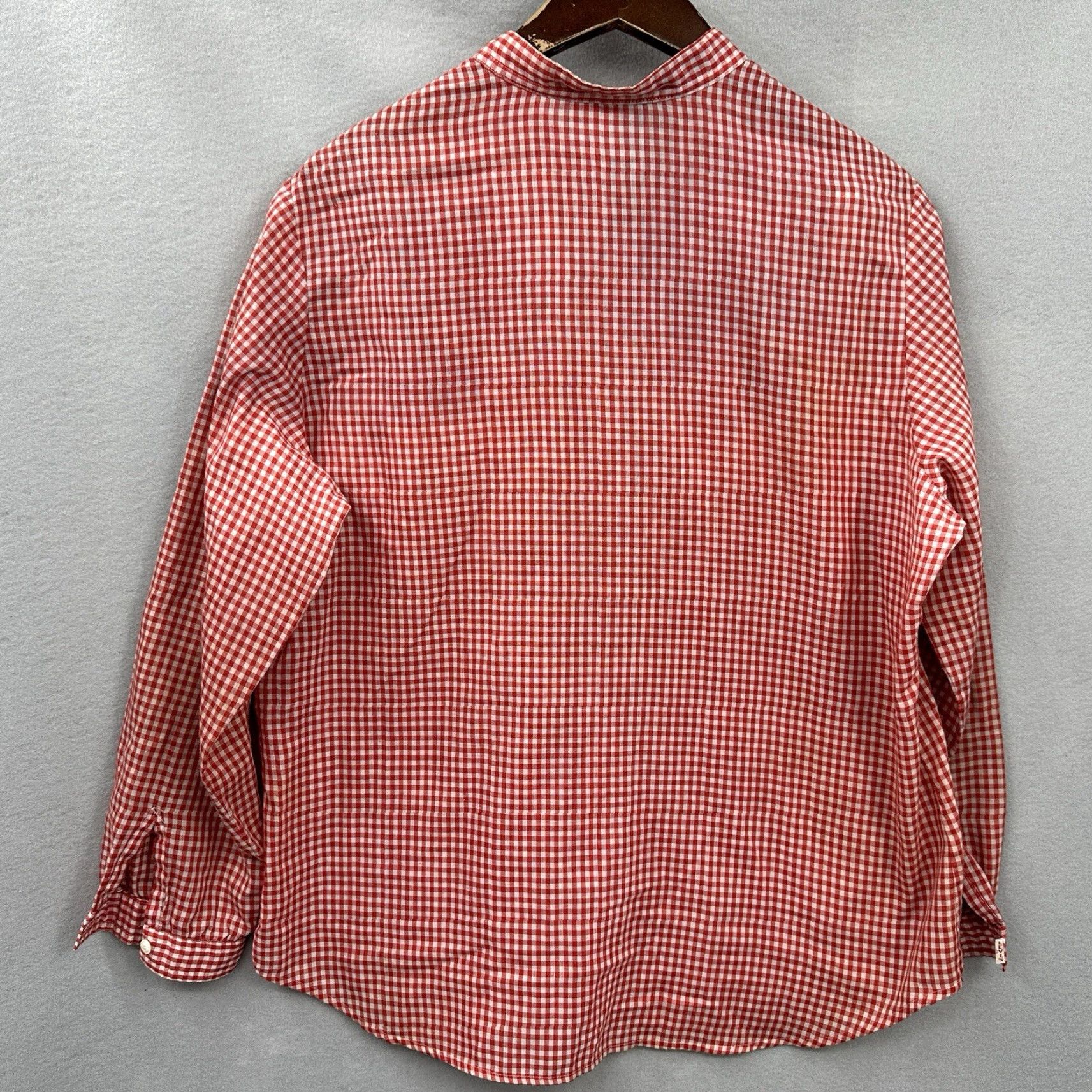 Levi's VINTAGE Levi’s Shirt Womens L Big E 1980 USA Olympics Gingham Western Red M/L Size M / US 6-8 / IT 42-44 - 5 Thumbnail