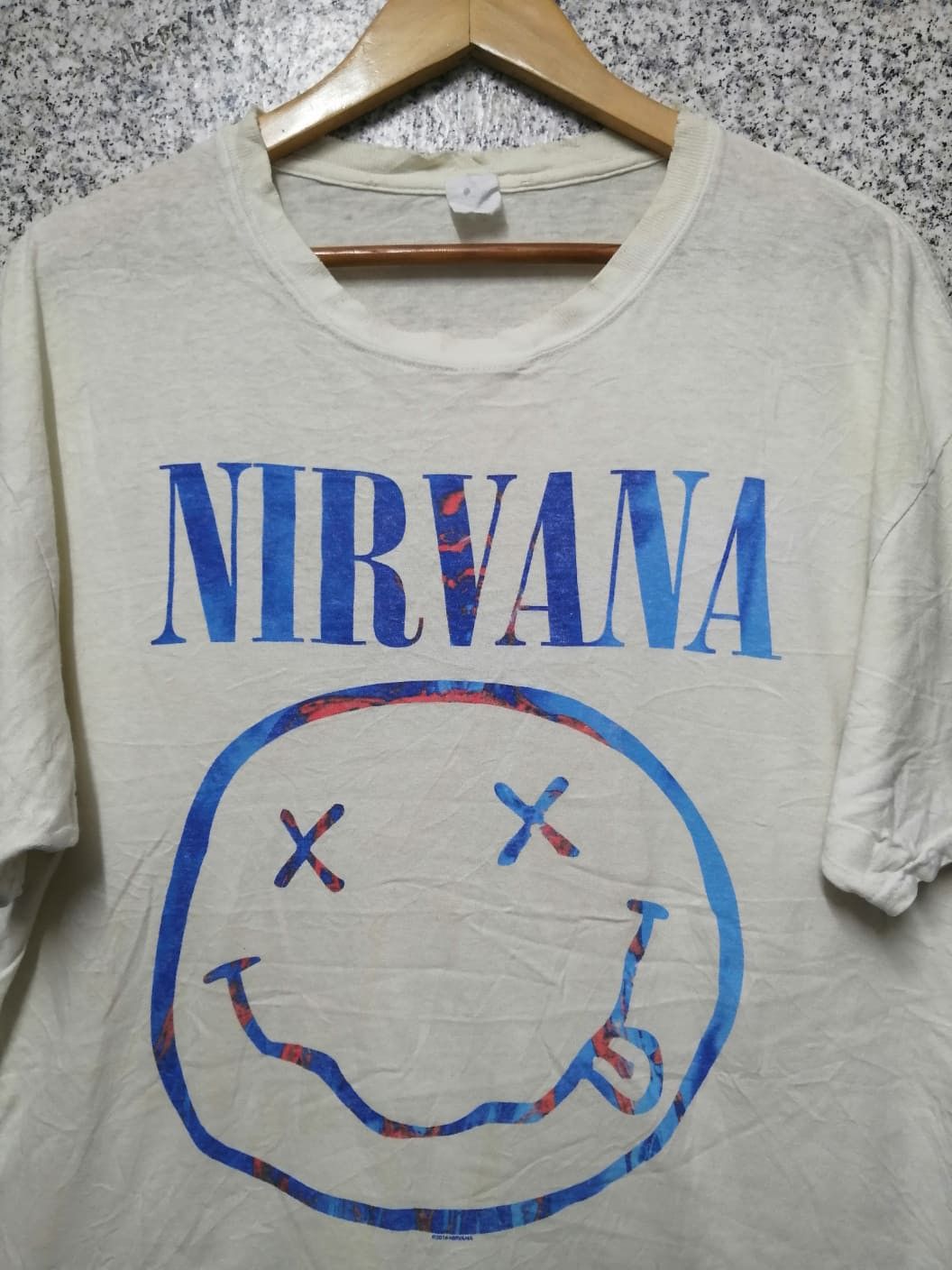 Band Tees × Nirvana × Vintage VINTAGE NIRVANA VERY RARE Size US L / EU 52-54 / 3 - 3 Thumbnail
