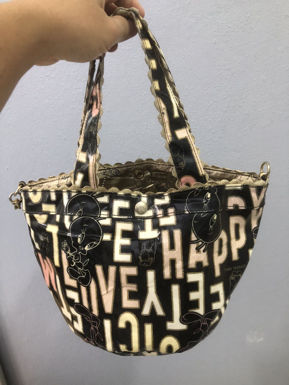 Cartoon Network × Japanese Brand × Warner Bros Crystal ball x tweety warner bros made in japan tote bag Size ONE SIZE - 2 Thumbnail