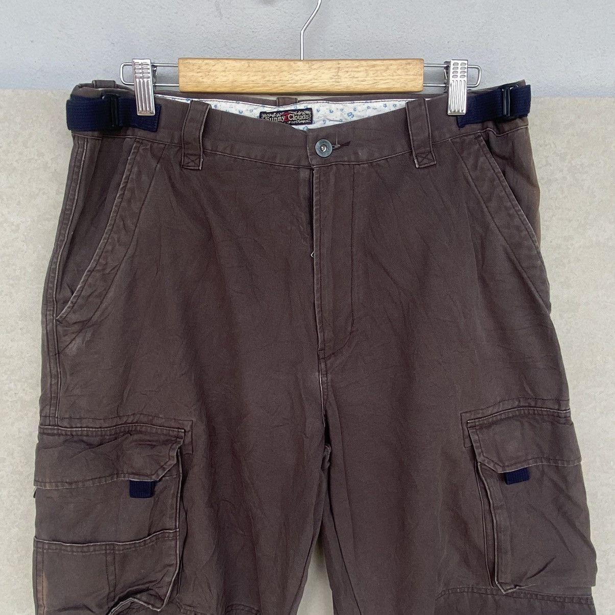 Other Vintage Sunny Clouds Brown Cargo Pants W32 L37 Size US 32 / EU 48 - 7 Thumbnail