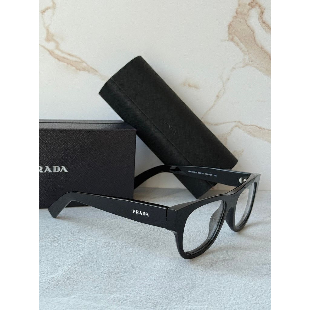 Prada NEW Prada PR D08U Black Unisex Eyeglasses Frames Size ONE SIZE - 5 Thumbnail