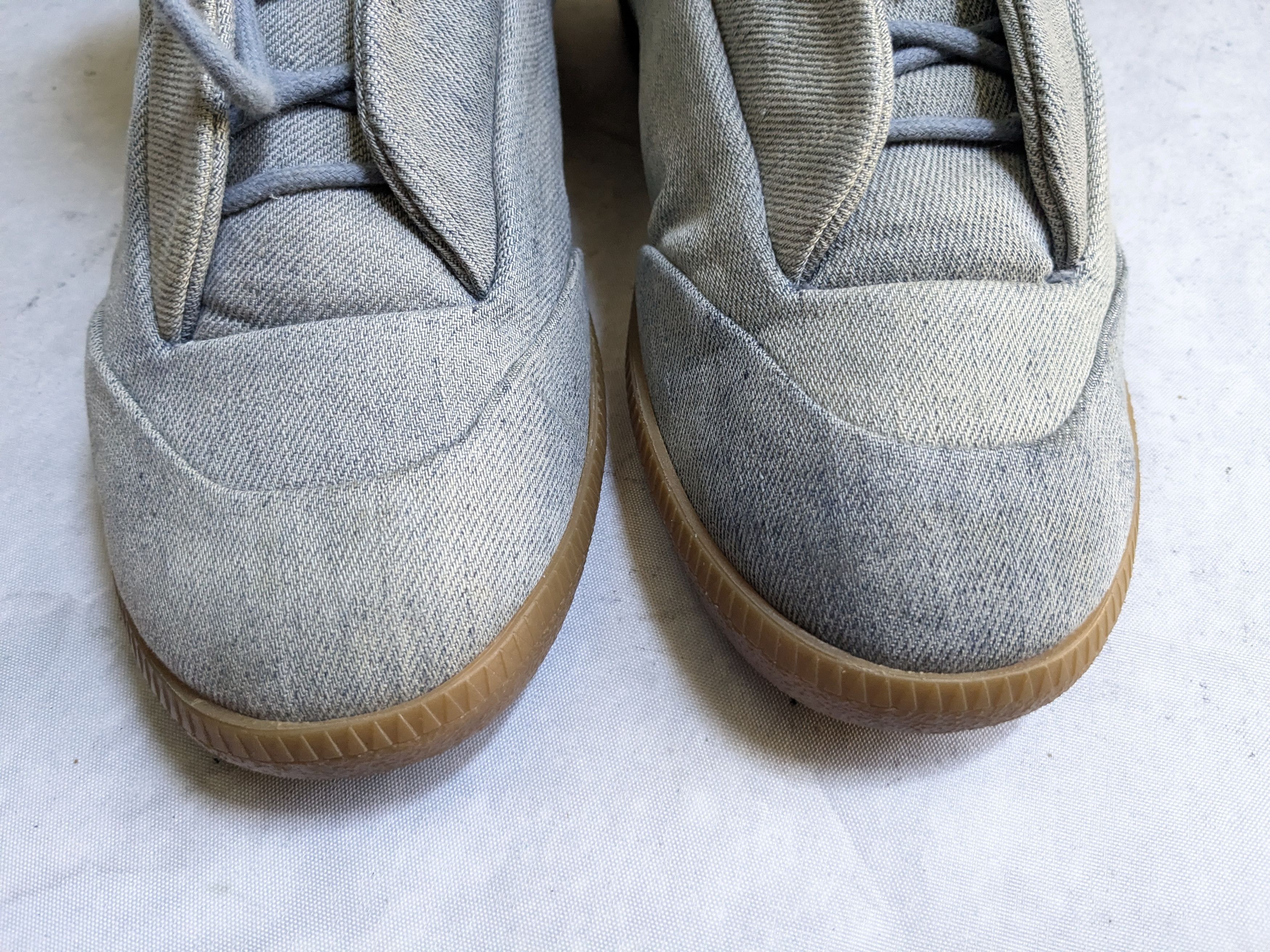 Maison Margiela Maison Margiela Future Sneakers Blue Denim 8 41 High Tops Size US 8 / EU 41 - 4 Thumbnail