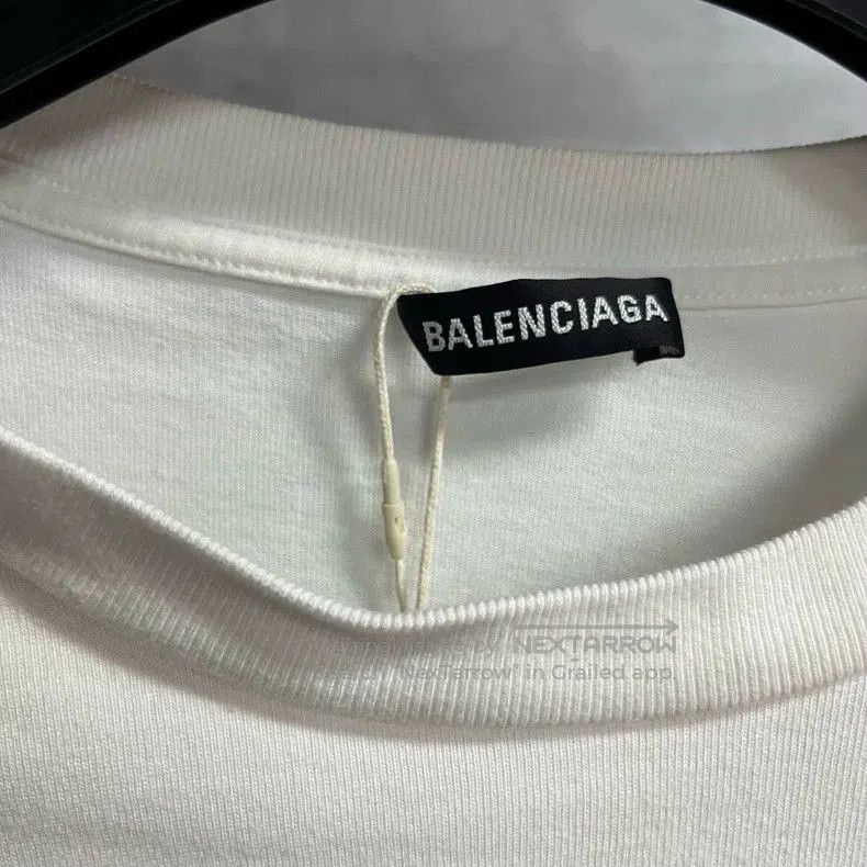 Balenciaga Balenciaga White Logo Eco Short-Sleeve T-shirt. Size US S / EU 44-46 / 1 - 4 Thumbnail