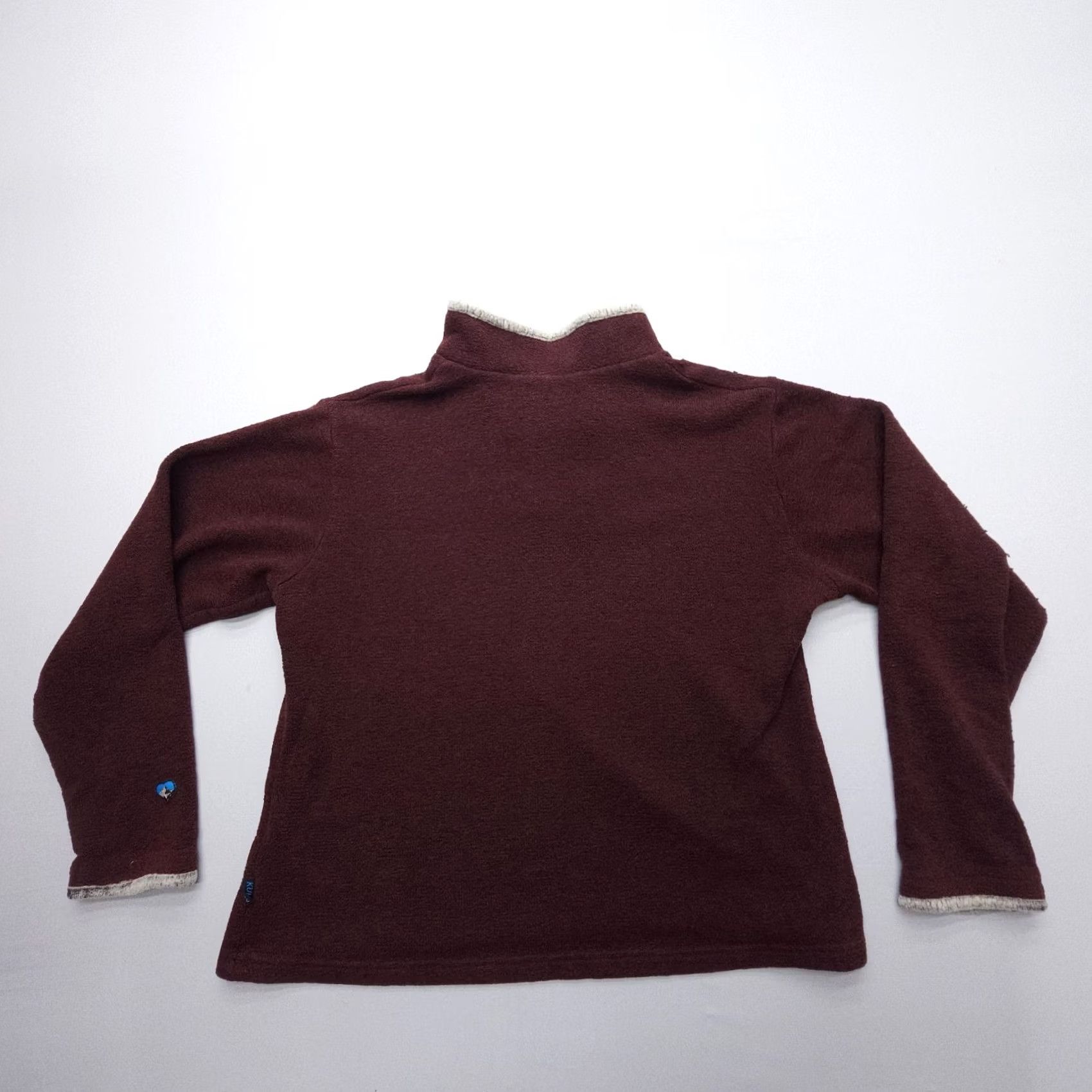 Vintage Kuhl Alfpaca Fleece 1/4 Zip Sweater Womens Large Lightweight Hiking Wear Size L / US 10 / IT 46 - 3 Thumbnail