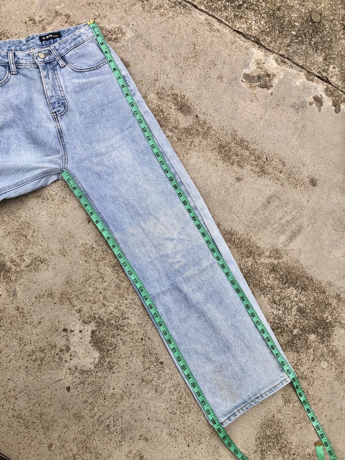 Hypebeast BAGGY⚡️⚡️SBIN JEANS WIDE LEG BAGGY Size US 29 - 9 Thumbnail
