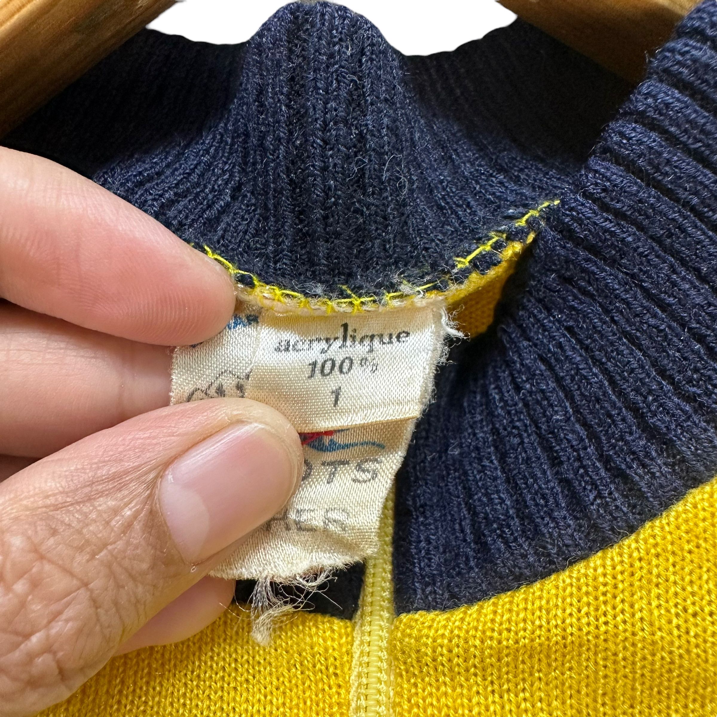 Vintage VINTAGE CYCLIST JERSEY SPONSORED BY DEHONDT # Size S / US 4 / IT 40 - 9 Thumbnail