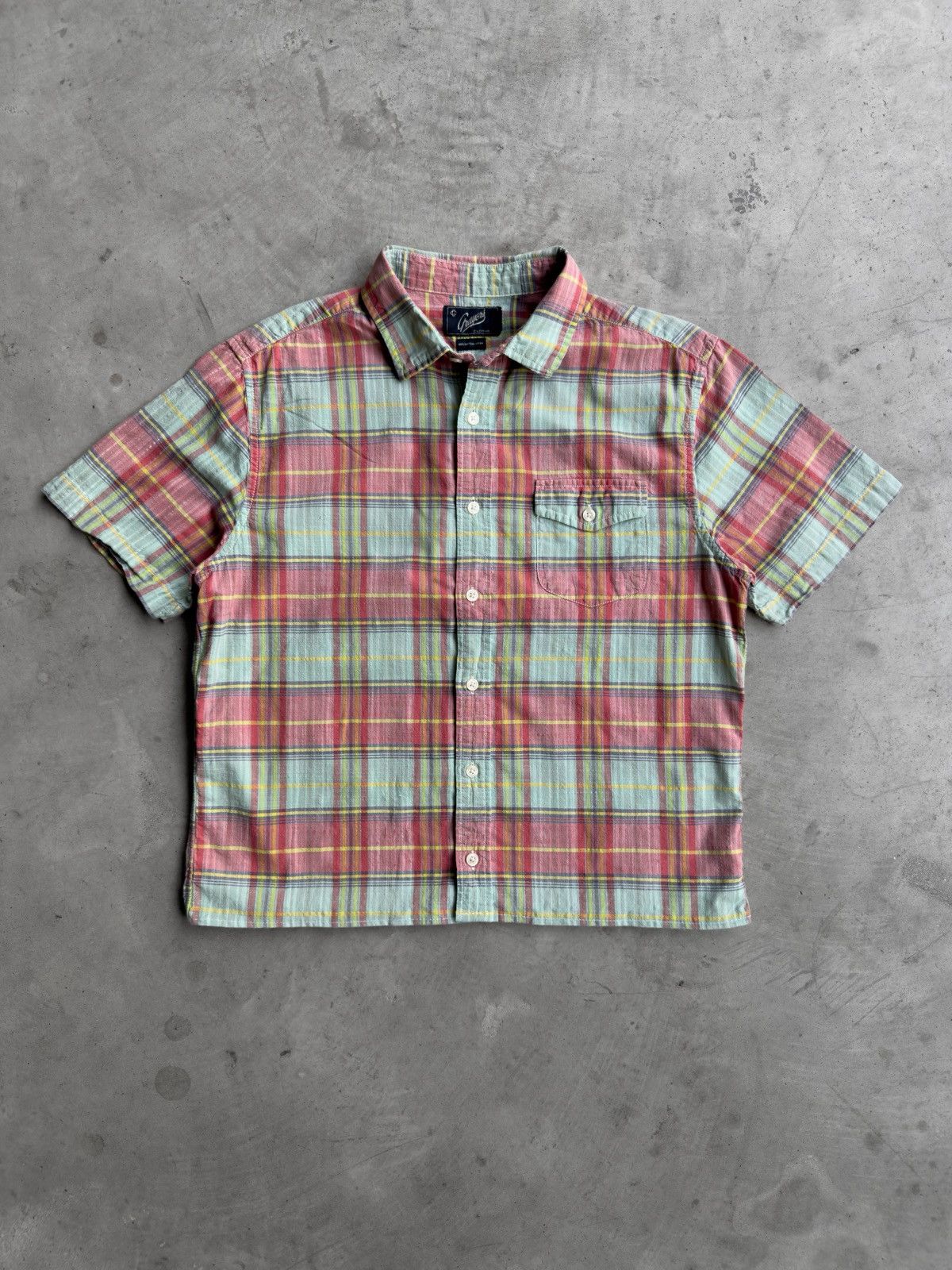 Other Vintage 00s Cropped Boxy Plaid Button Up Shirt Size US S / EU 44-46 / 1 - 1 Thumbnail