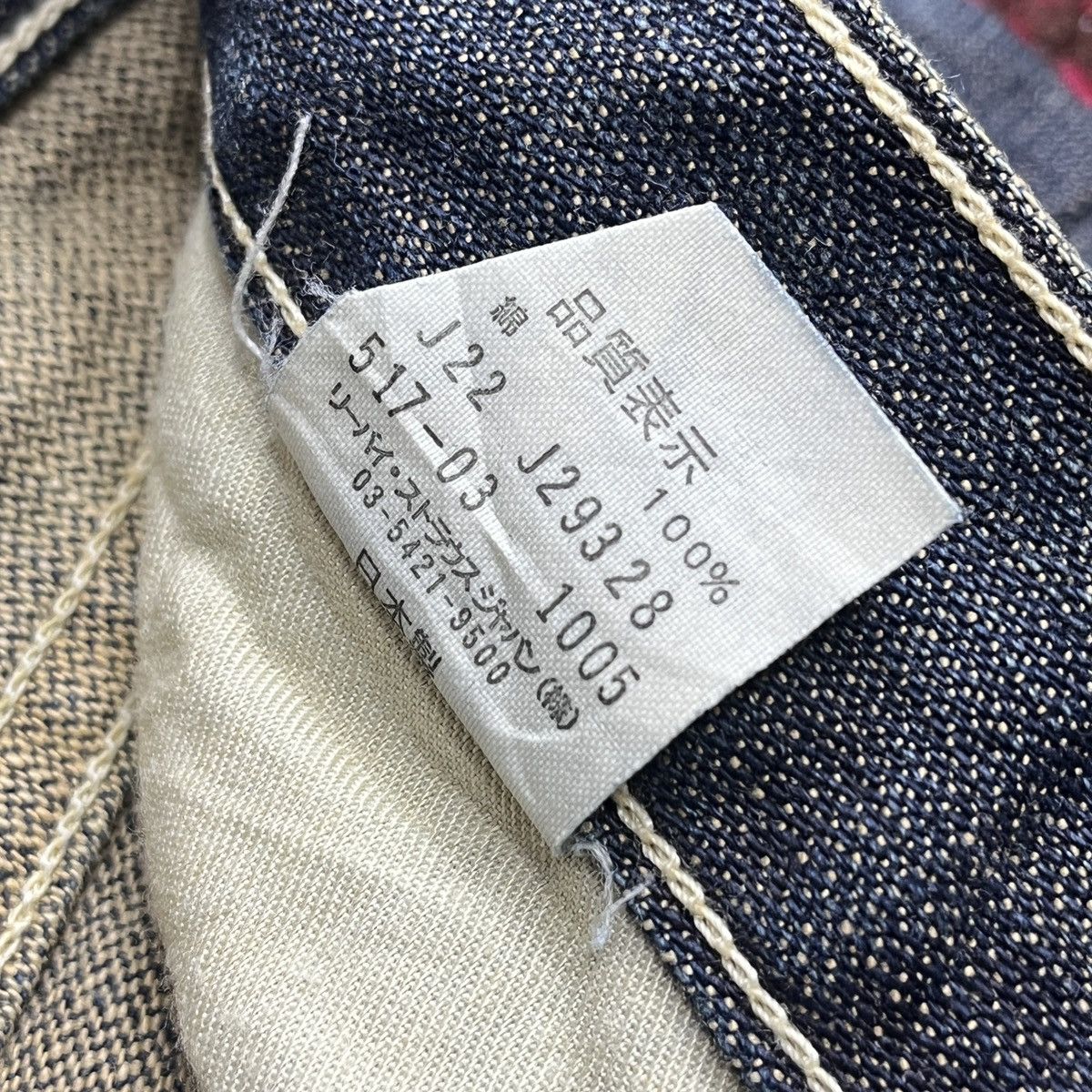 Levi's × Vintage Flared Levis 517 Distressed Denim Faded Blue Size US 33 - 19 Thumbnail
