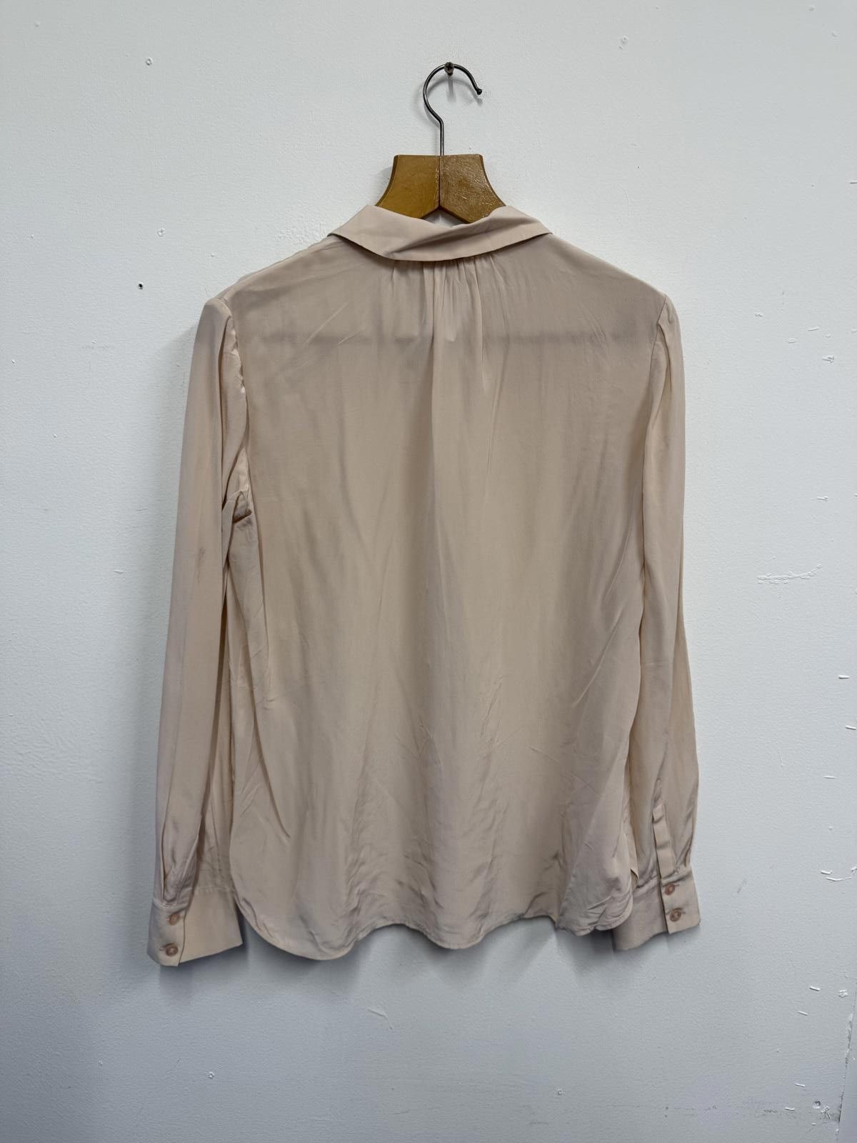 Other Light Beige Long Sleeve Button-Up Shirt Size M / US 6-8 / IT 42-44 - 2 Thumbnail