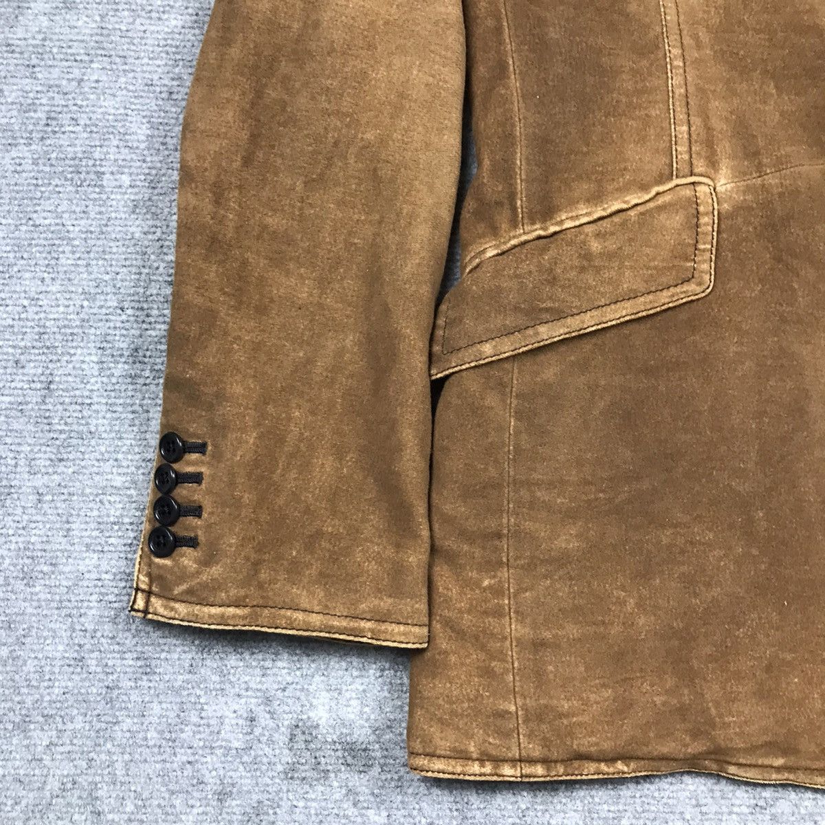 5351 POUR LES HOMMES 🔥5351 POUR LES HOMMES BROWN ART BLAZER COAT JACKET Size US L / EU 52-54 / 3 - 4 Thumbnail
