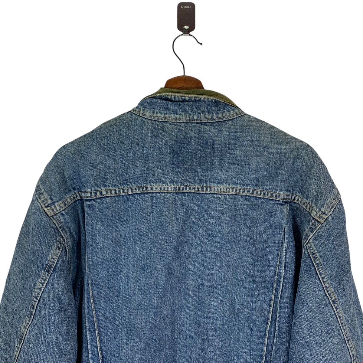 Edwin VINTAGE EDWIN DISTRESSED DENIM TRUCKERS JACKET Size US L / EU 52-54 / 3 - 8 Thumbnail