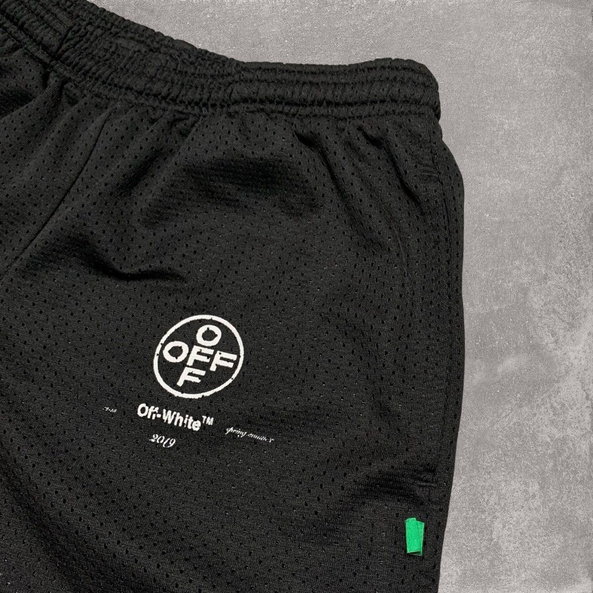Off-White Off White Small Shorts Impressionism Black Mesh Short Virgil Size US 30 / EU 46 - 4 Thumbnail
