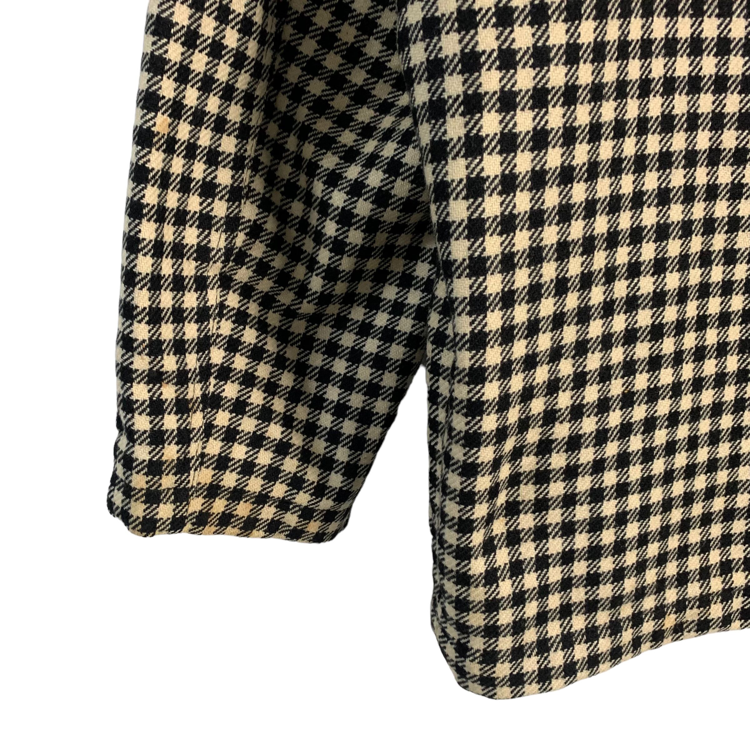 Givenchy Givenchy Gentlemen Houndstooth Wool Leather Jacket Size US M / EU 48-50 / 2 - 8 Thumbnail