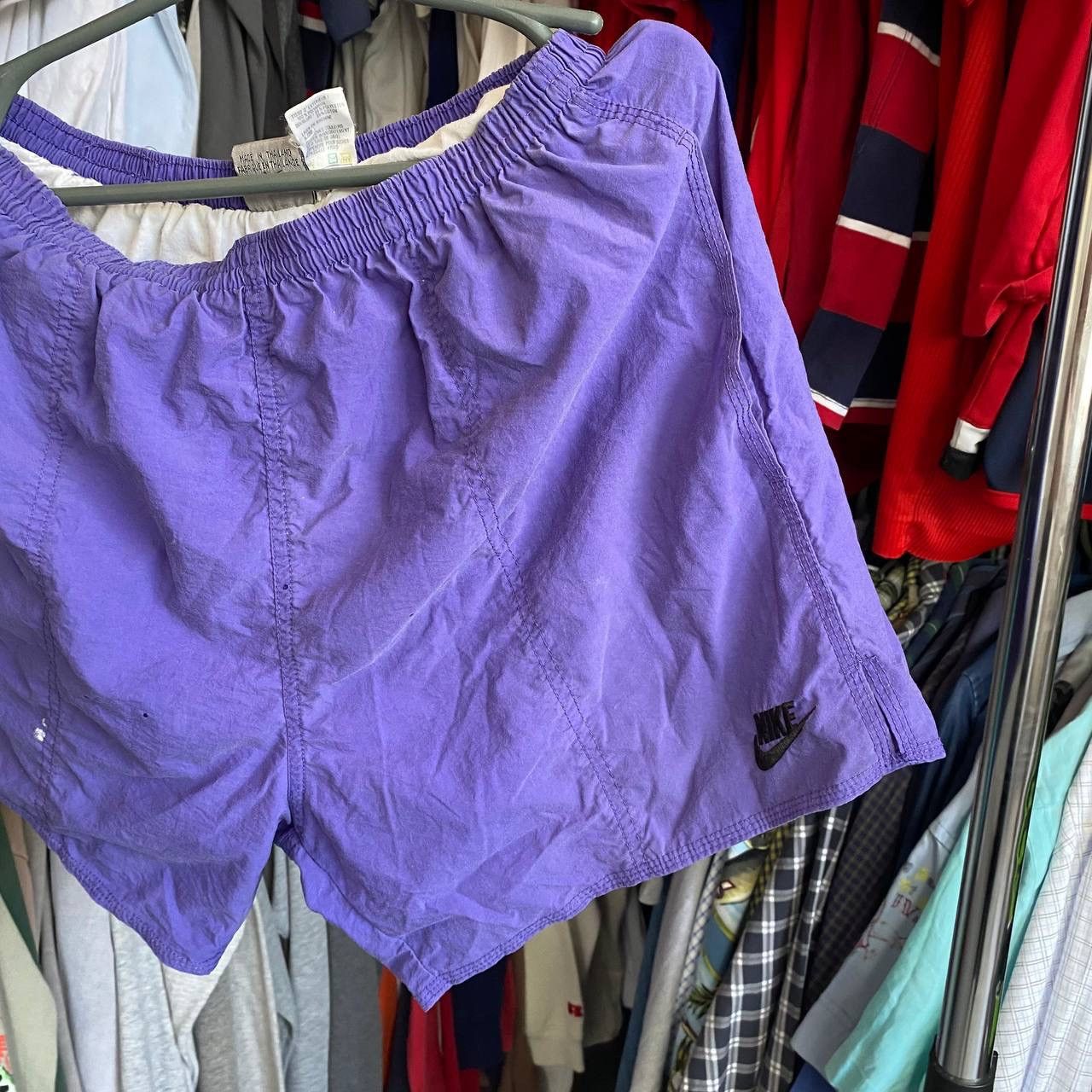 Nike × Vintage Vintage Nike Small Logo 90’s Rare streetwear shorts Size US 34 / EU 50 - 2 Thumbnail