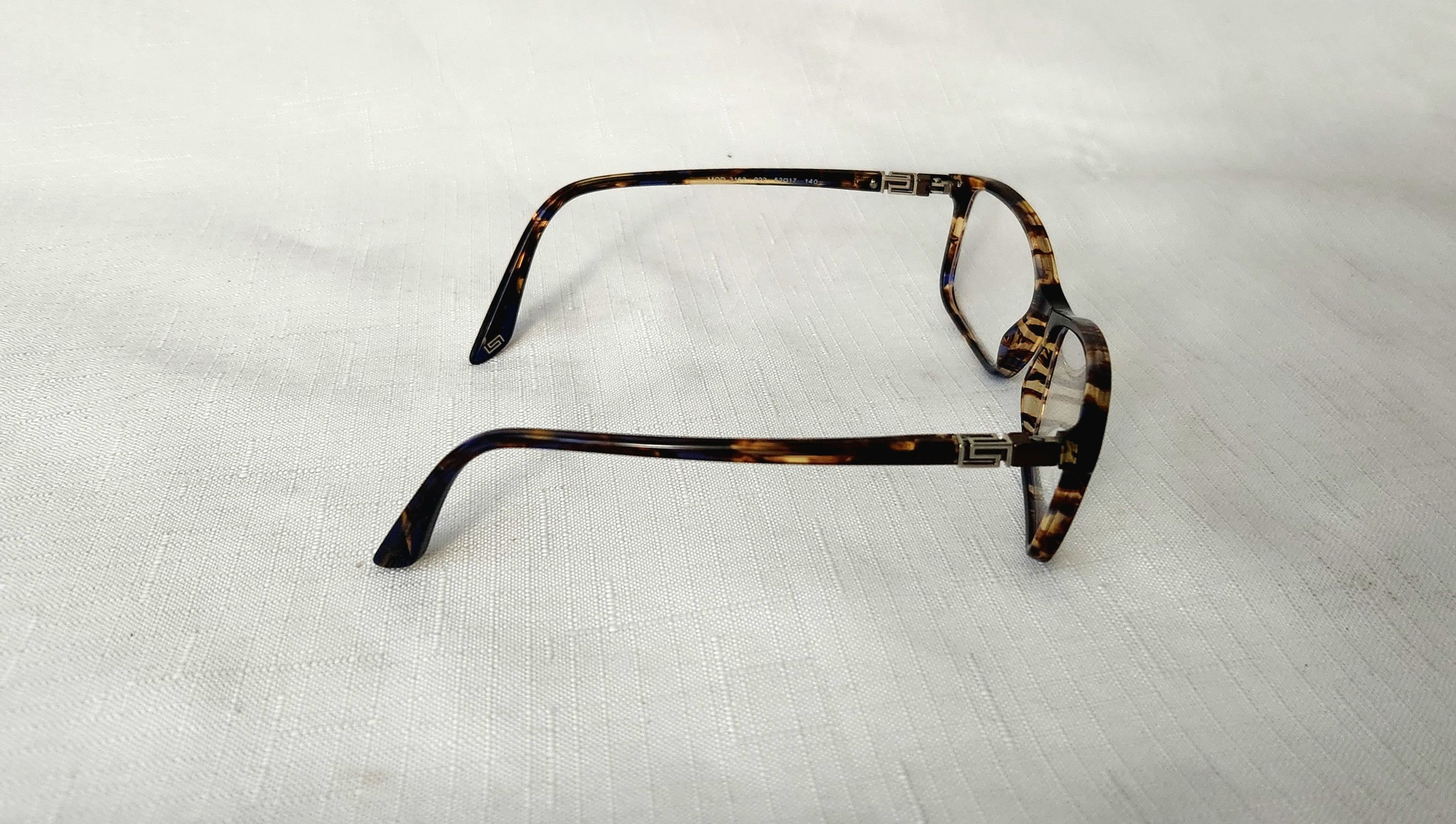 Designer × Versace Versace MOD. 3163 992 Brown Tortoise Eyeglasses Frames Size ONE SIZE - 3 Thumbnail
