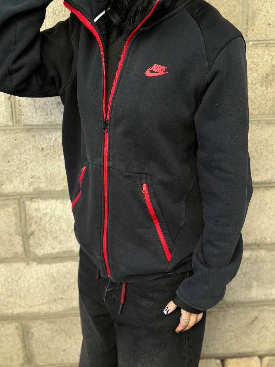 Nike VTG Nike Zip Hoodie Tech Fleece Size M Y2K 00s USA Hype Size US M / EU 48-50 / 2 - 15 Thumbnail