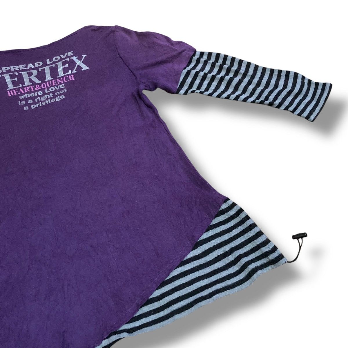 If Six Was Nine ECRIRE SEXY LADIES WORDING DOUBLE LAYER LONG SLEEVE TSHIRT Size XXL / US 16-18 / IT 52-54 - 12 Thumbnail