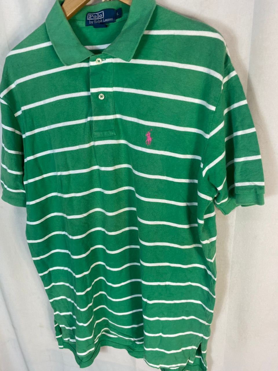 Polo Ralph Lauren Polo Ralph Lauren small logo stripe polo shirt Size US XL / EU 56 / 4 - 2 Thumbnail