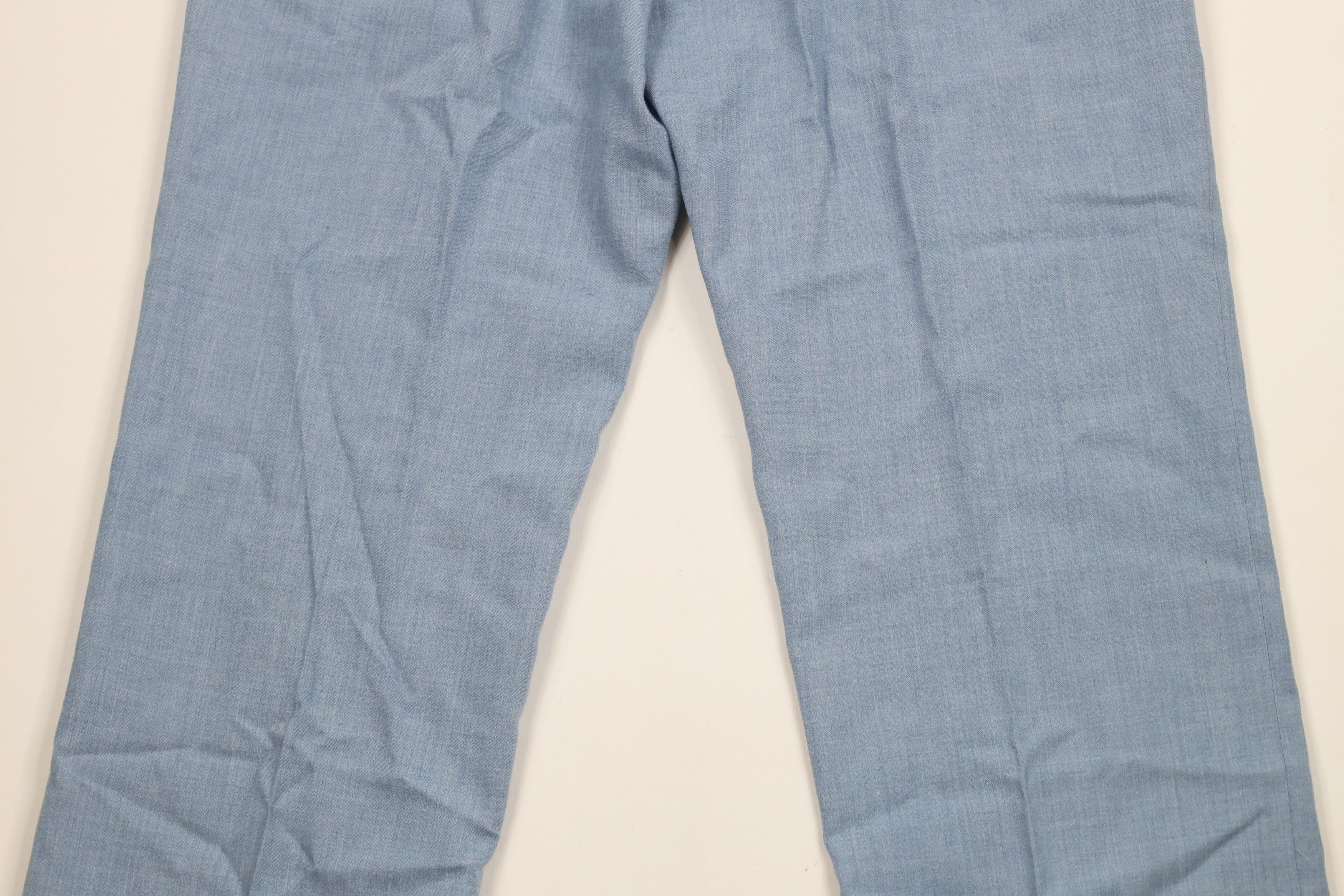 Vintage Vintage 70s Streetwear Flared Wide Leg Chino Pants Blue USA Size US 34 / EU 50 - 12 Thumbnail