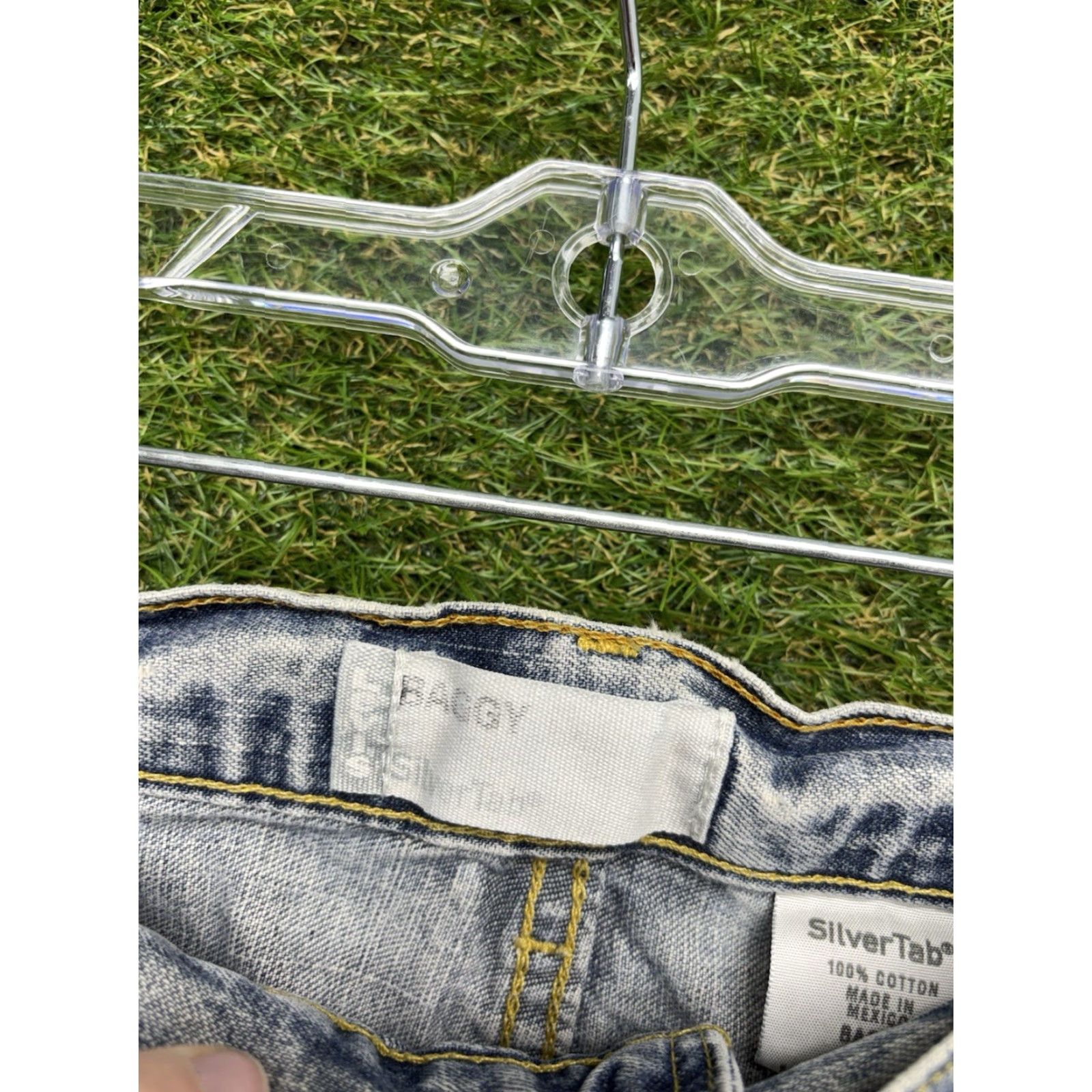 Levi's VINTAGE Levi's Silvertab Jeans Mens 34x34 Baggy Denim 90s Grunge Slim Fit? Size US 34 / EU 50 - 5 Thumbnail
