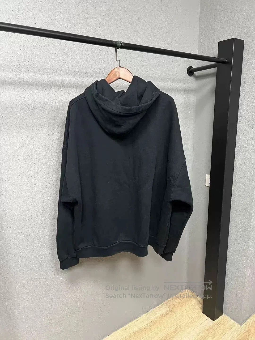 Balenciaga balenciaga black embroidered hoodie. Size US M / EU 48-50 / 2 - 2 Thumbnail
