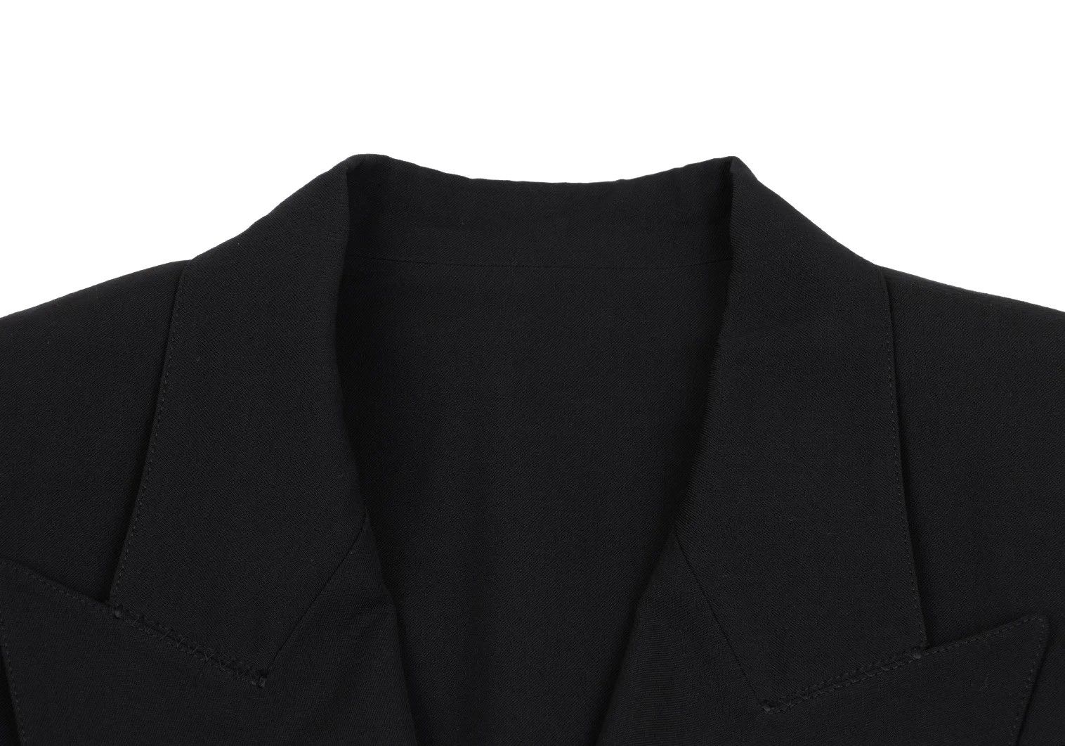 Jean Paul Gaultier Wool Big Lapel Double Jacket in Black Size 48 Size US M / EU 48-50 / 2 - 3 Thumbnail