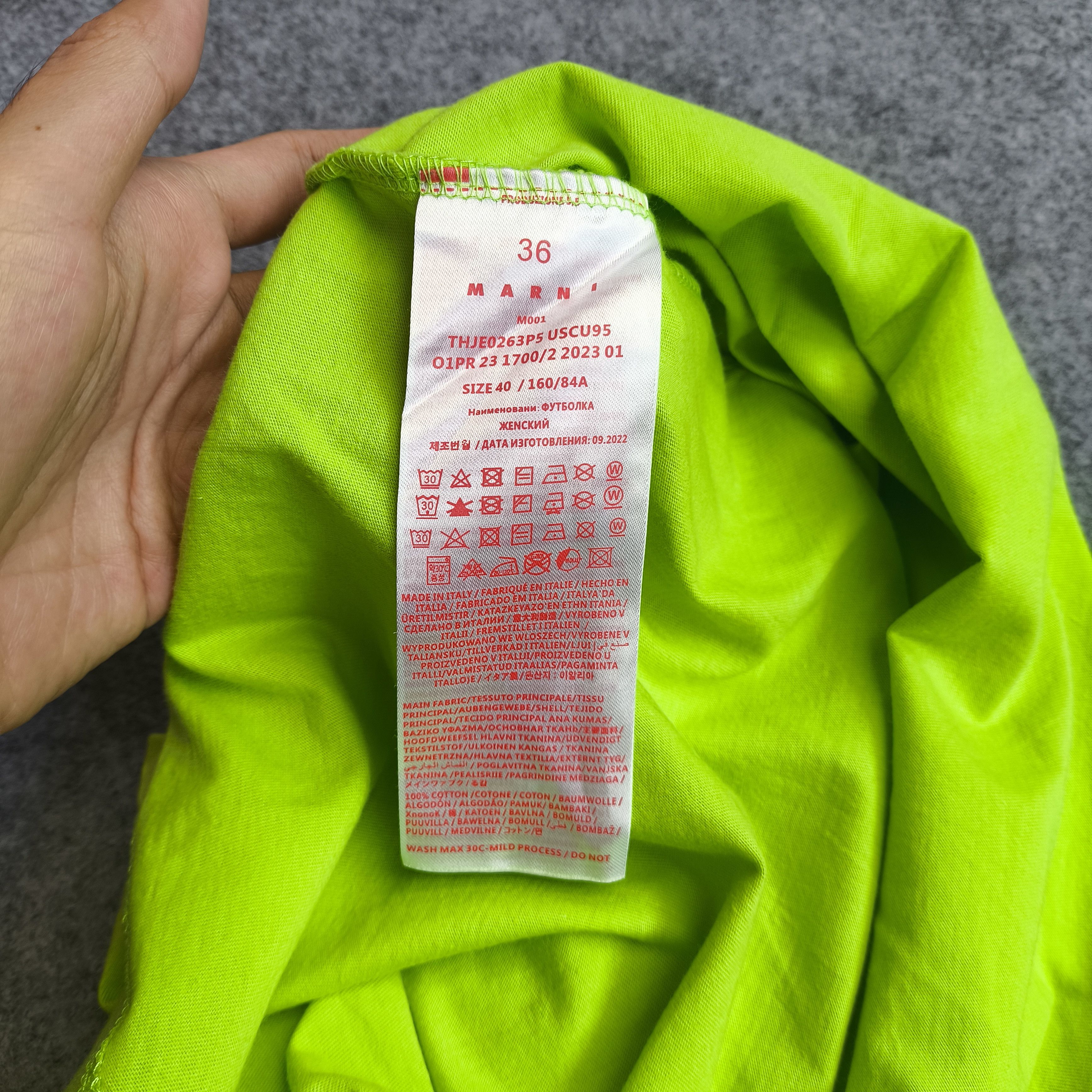 Marni Marni spell out logo t-shirt tees Size M / US 6-8 / IT 42-44 - 3 Thumbnail