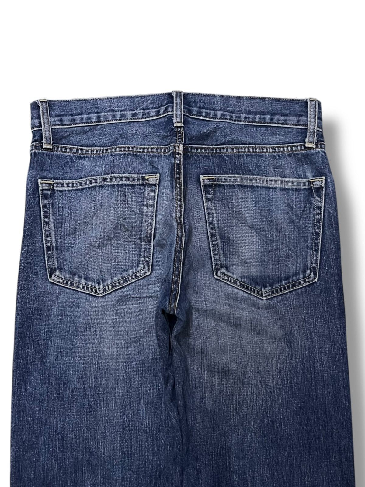 Uniqlo Vintage Uniqlo UJ Japan - Faded Wash, Distressed Denim Size US 31 - 5 Thumbnail