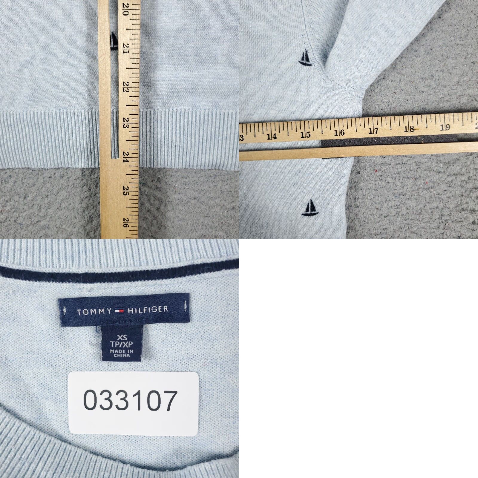 Tommy Hilfiger Tommy Hilfiger Sweater Womens XS Blue Pullover Long Sleeve Classic Knit Size XS / US 0-2 / IT 36-38 - 8 Thumbnail