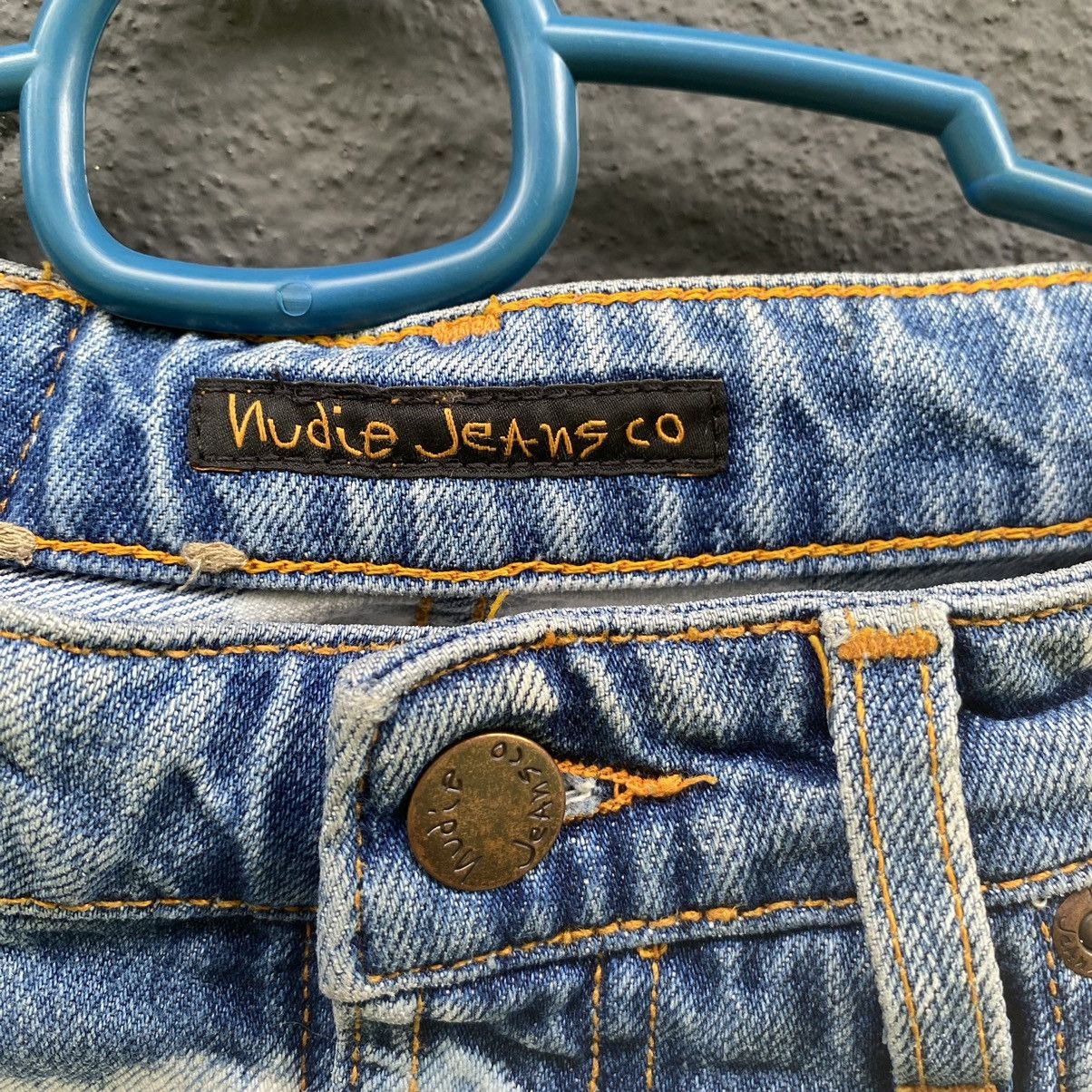 Nudie Jeans Thrashed Vintage Nudie Jeans Acid Wash ERD GRUNGE JEANS Size US 27 - 5 Thumbnail