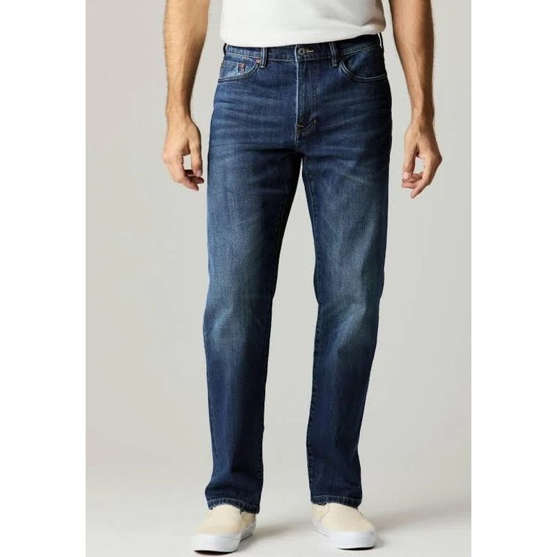 Flint And Tinder Flint & Tinder 33x32 Selvedge Athletic Slim JeansMedium Wash Size US 33 - 1 Thumbnail