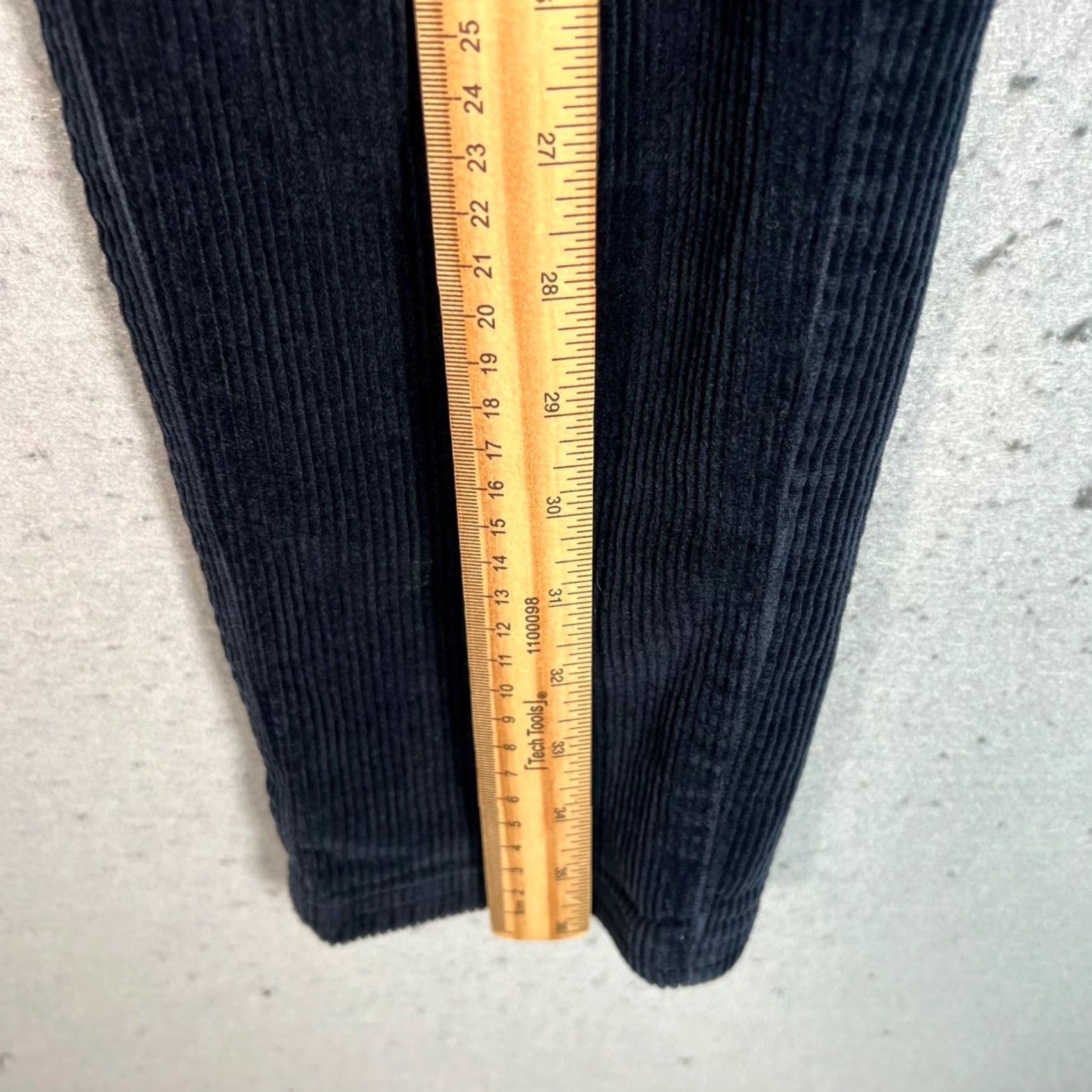 Brooks Brothers Brooks Brothers Womens Pants Blue Corduroy Flat Front Tapered Leg Inseam 28 in Size 4 Casual Business Womens Size 27" / US 4 / IT 40 - 7 Thumbnail