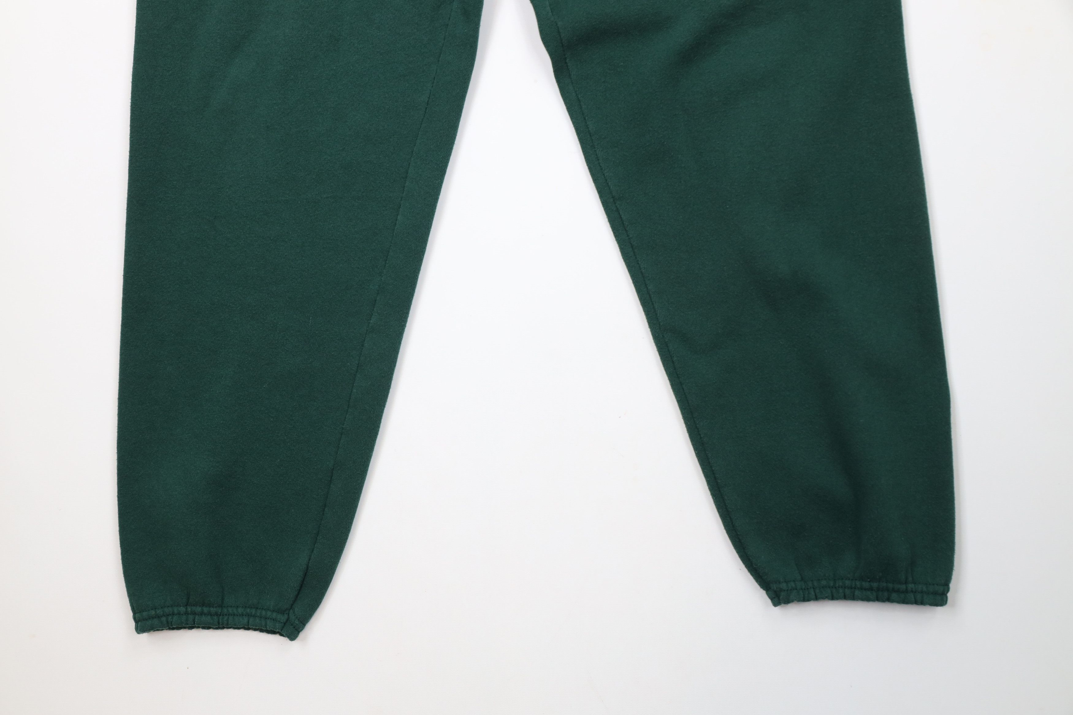 Vintage Vintage 90s Streetwear Cuffed Sweatpants Joggers Green USA Size US 36 / EU 52 - 4 Thumbnail