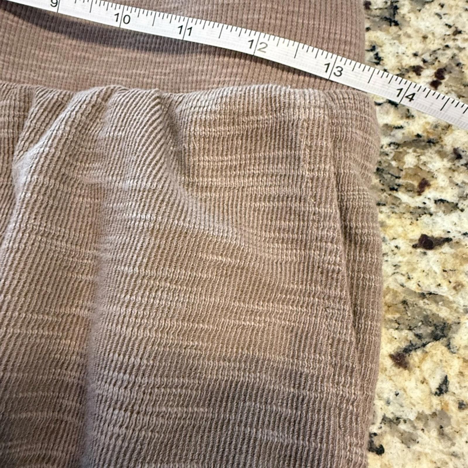 Other Bridgehampton brown ribbed crop Athleisure pants SZ XXSP Size 25" / US 0 / IT 36 - 7 Thumbnail